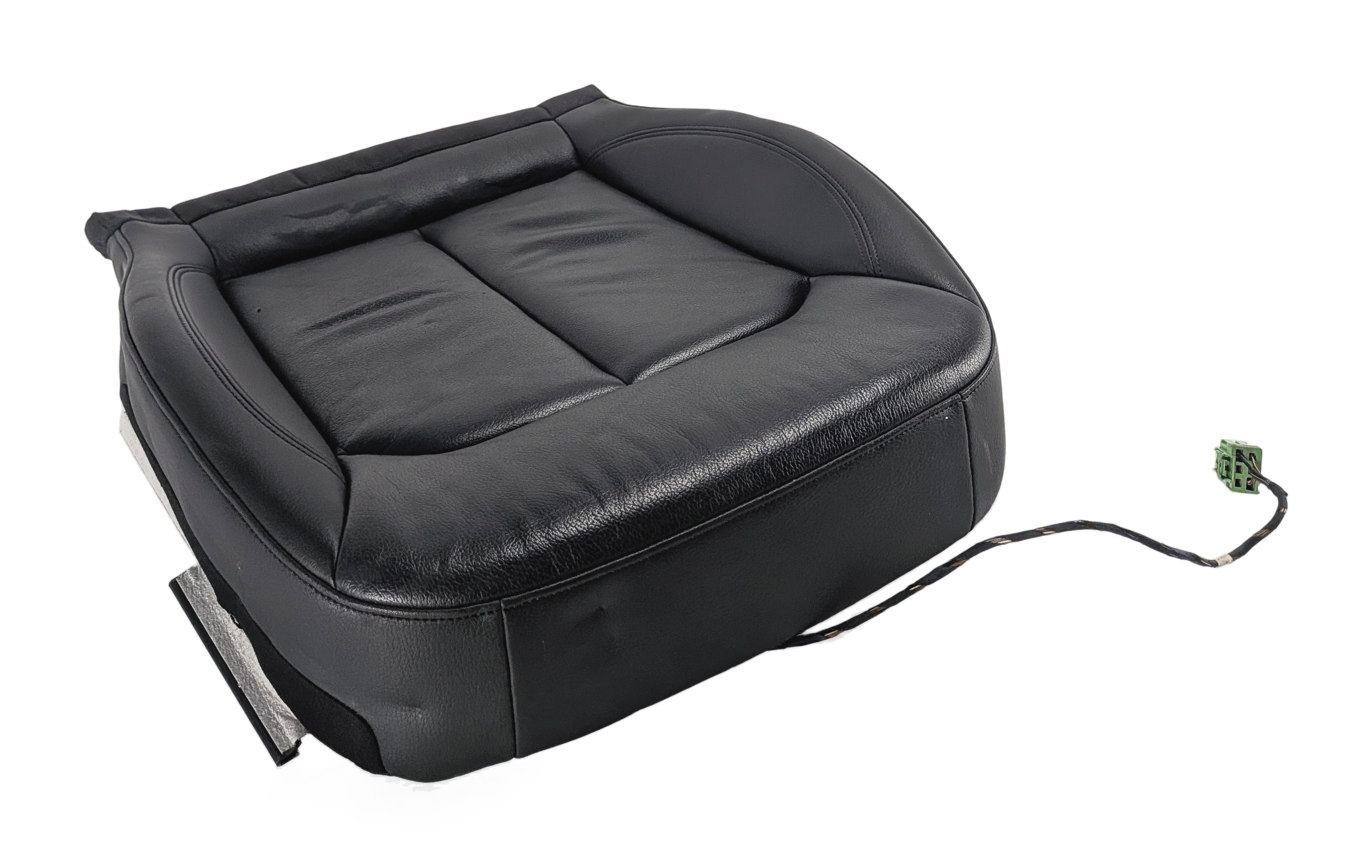 2015 AUDI A3 (8V) FRONT RIGHT PASSENGER SEAT BOTTOM CUSHION HEATED (Black) — exact item pictured