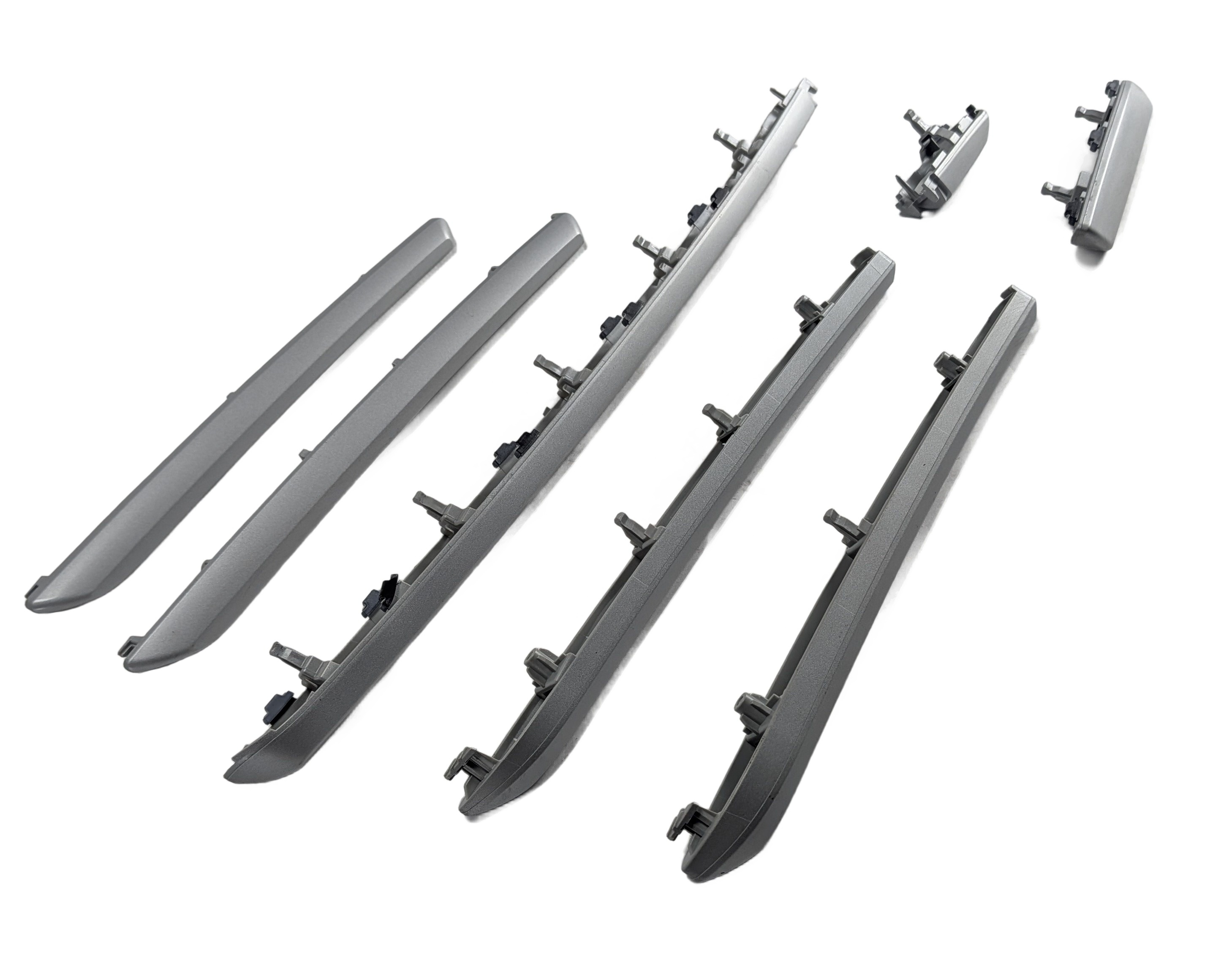 2015 AUDI A3 (8V) INTERIOR DASH DOOR TRIM MOULDING SET/7 (Micrometallic) — exact item pictured