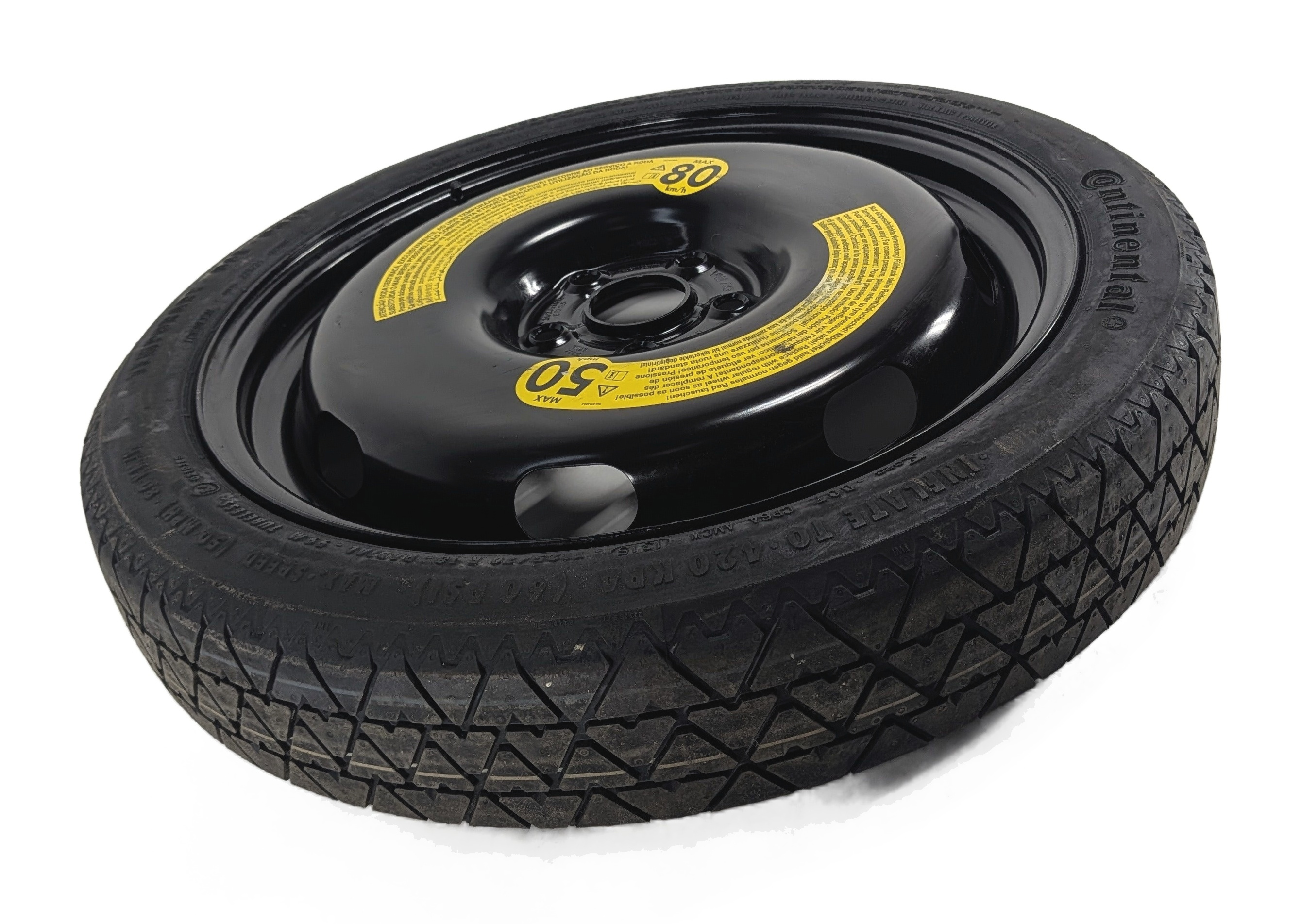 15-18 VW JETTA AUDI A3 S3 (8V) 18x3.5" EMERGENCY ROADSIDE SPARE TIRE WHEEL RIM — exact item pictured