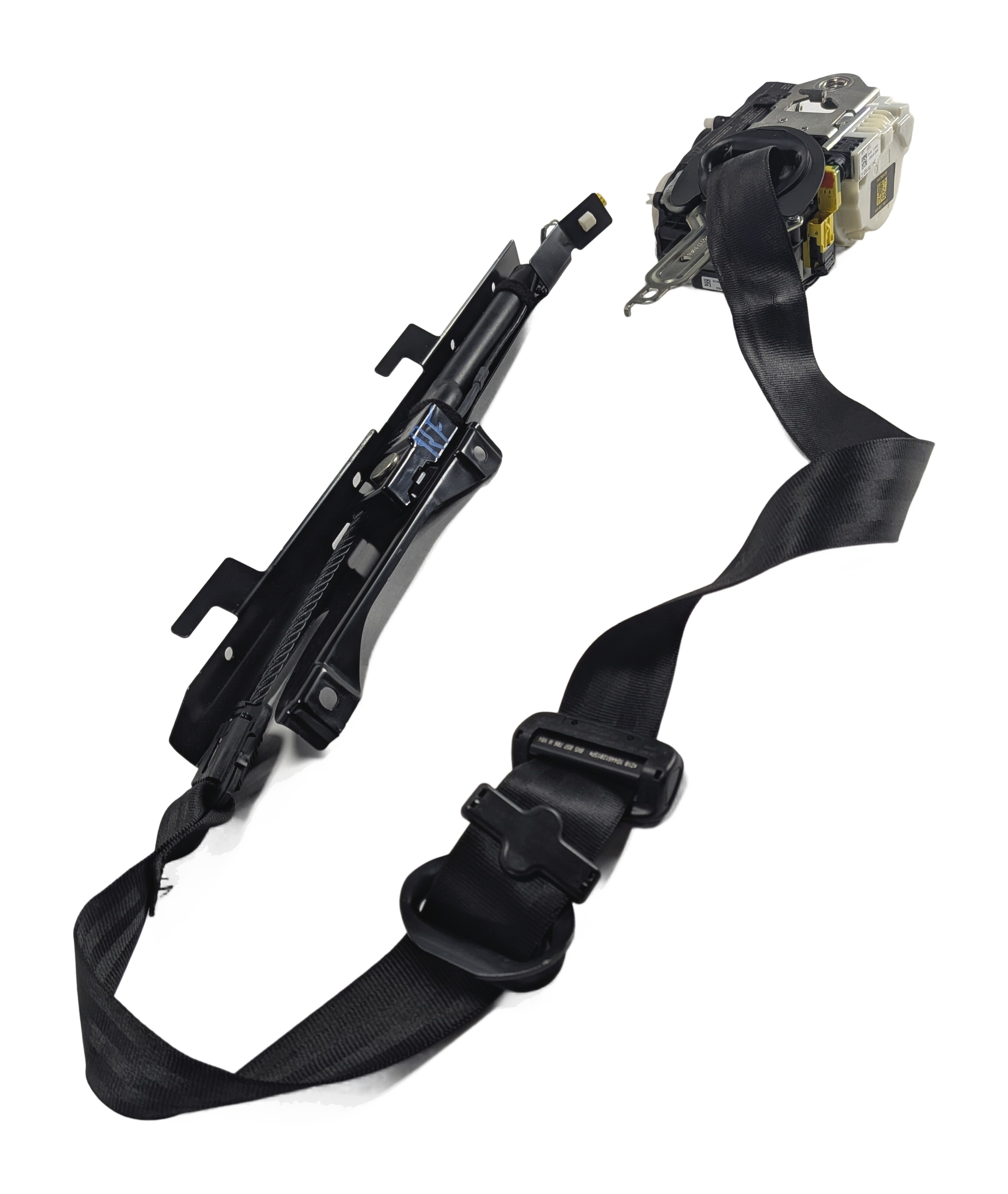15-18 AUDI A8 S3 RS3 (8V) SEDAN FRONT RIGHT PASSENGER SEATBELT RETRACTOR (Black) — exact item pictured
