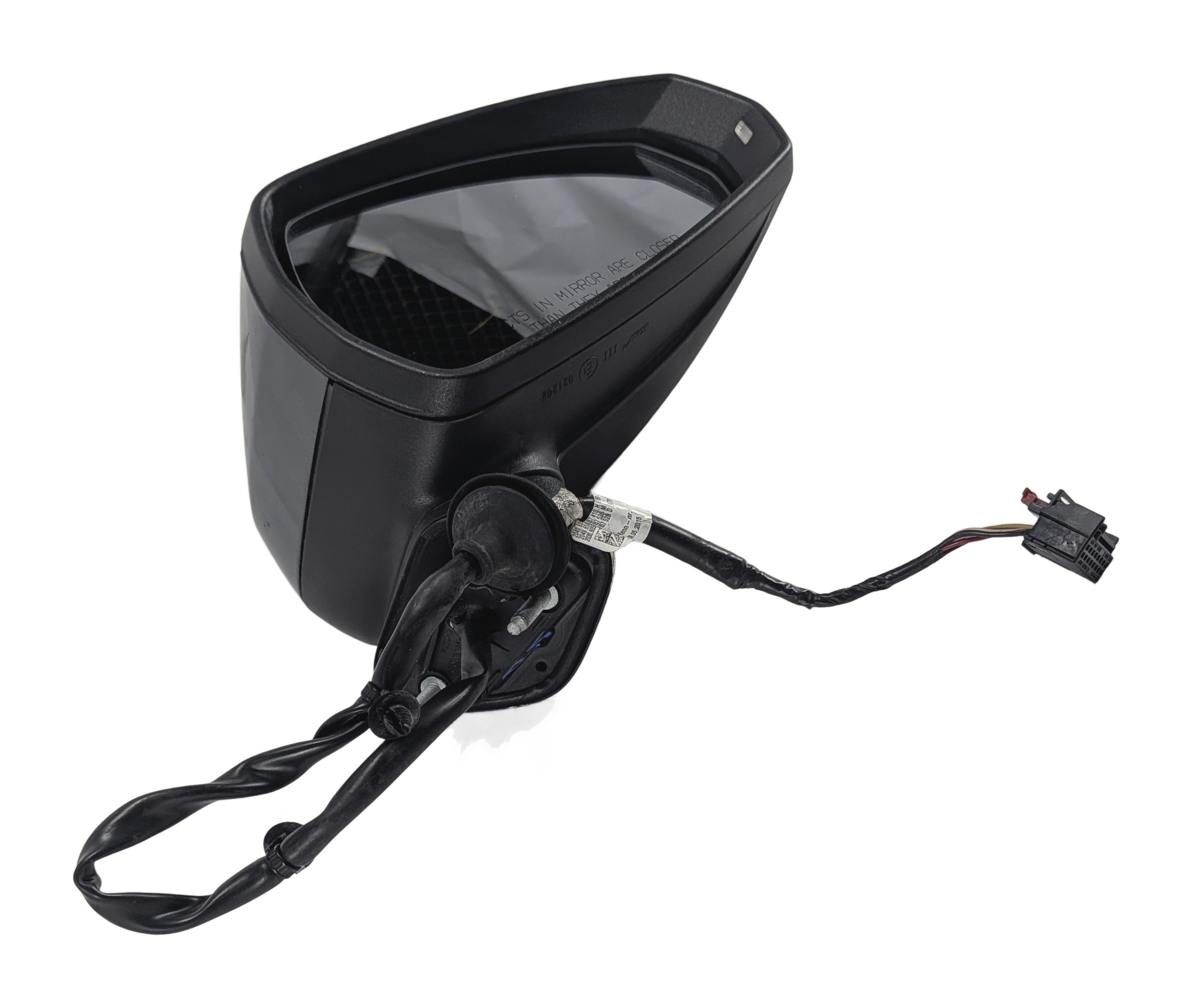 15-18 AUDI A3 S3 (8V) RIGHT PASSENGER MANUAL FOLD HEATED DOOR MIRROR (Gray) — exact item pictured