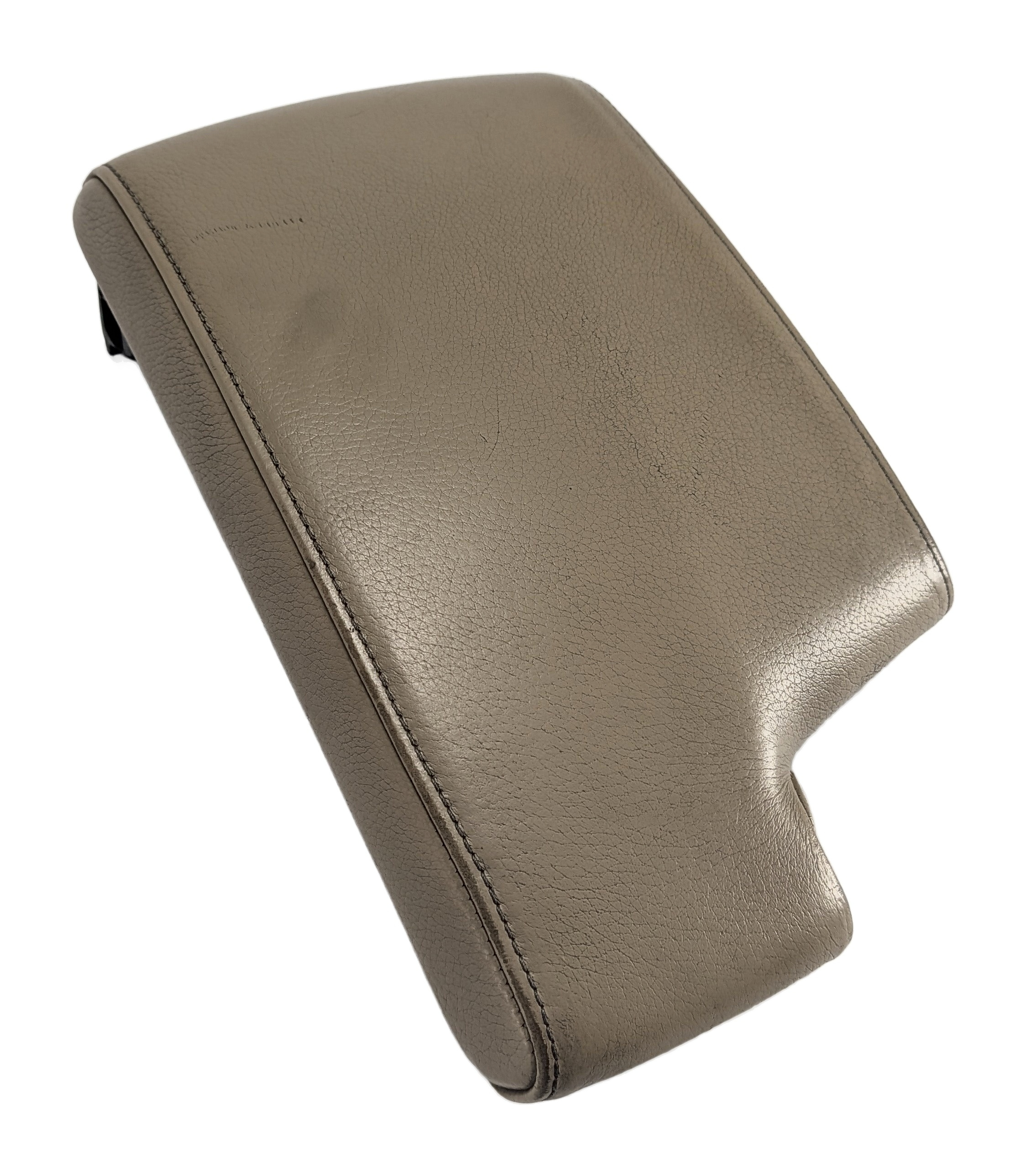 06-12 BMW 3 SERIES M3 (E90 E92) FRONT CENTER CONSOLE ARMREST LID LEATHER (Beige) — exact item pictured