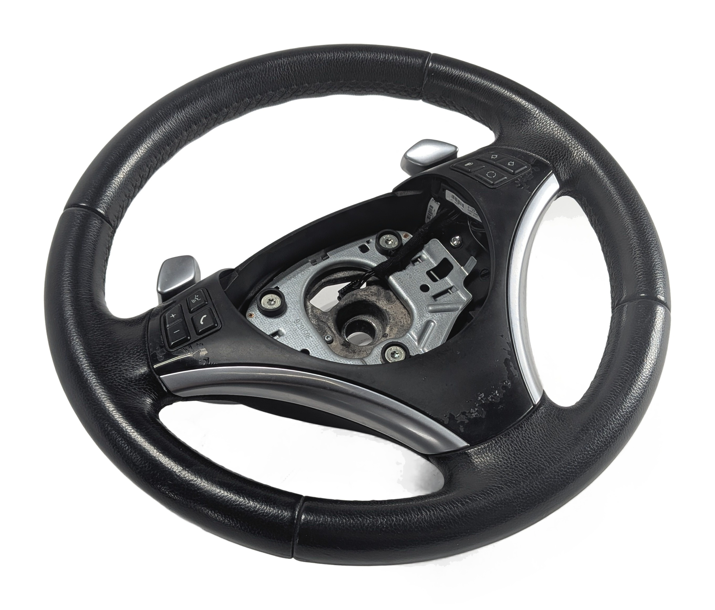 06-15 1 3 X1 SERIES E84 E87 E90 3 SPOKE SPORT STEERING WHEEL w/SWITCHES(Black) — exact item pictured