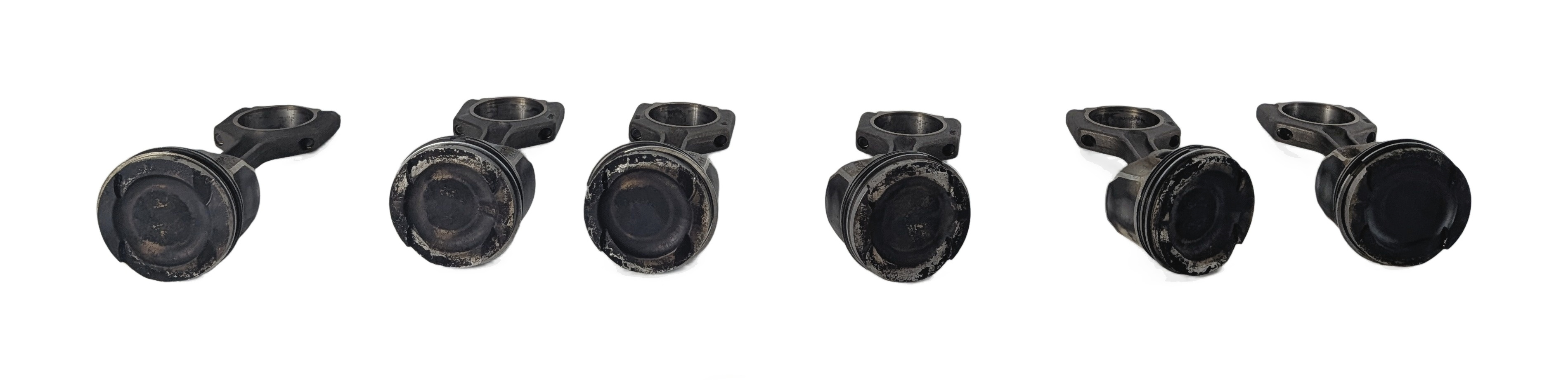 07-10 BMW 135i 335i 535i X6 Z4 E87 E60 E71 E89 3.0L N54 TURBO PISTON & ROD SET/6 — exact item pictured