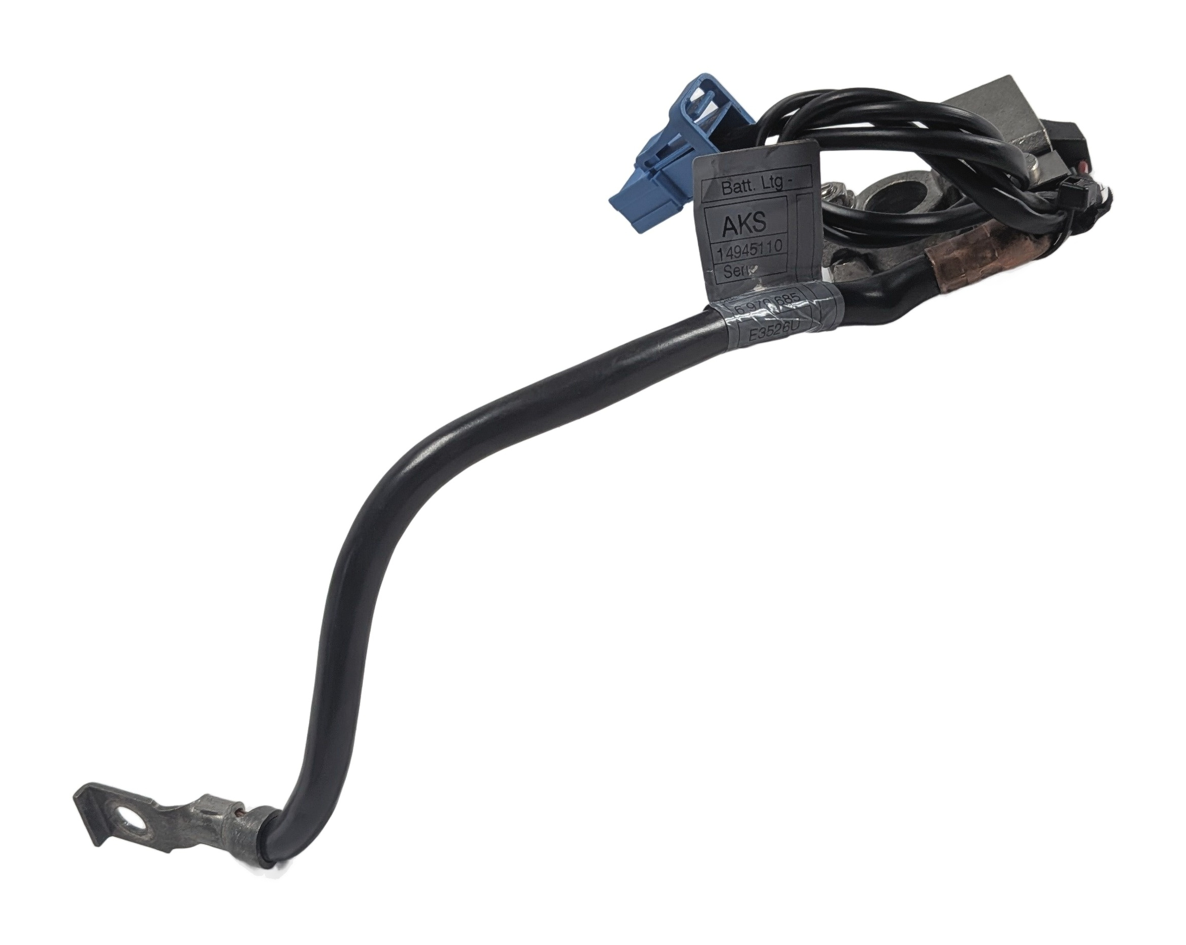 2007 BMW 335I (E90) 3.0L NEGATIVE GROUND BATTERY CABLE w/ IBS SENSOR TERMINAL — exact item pictured