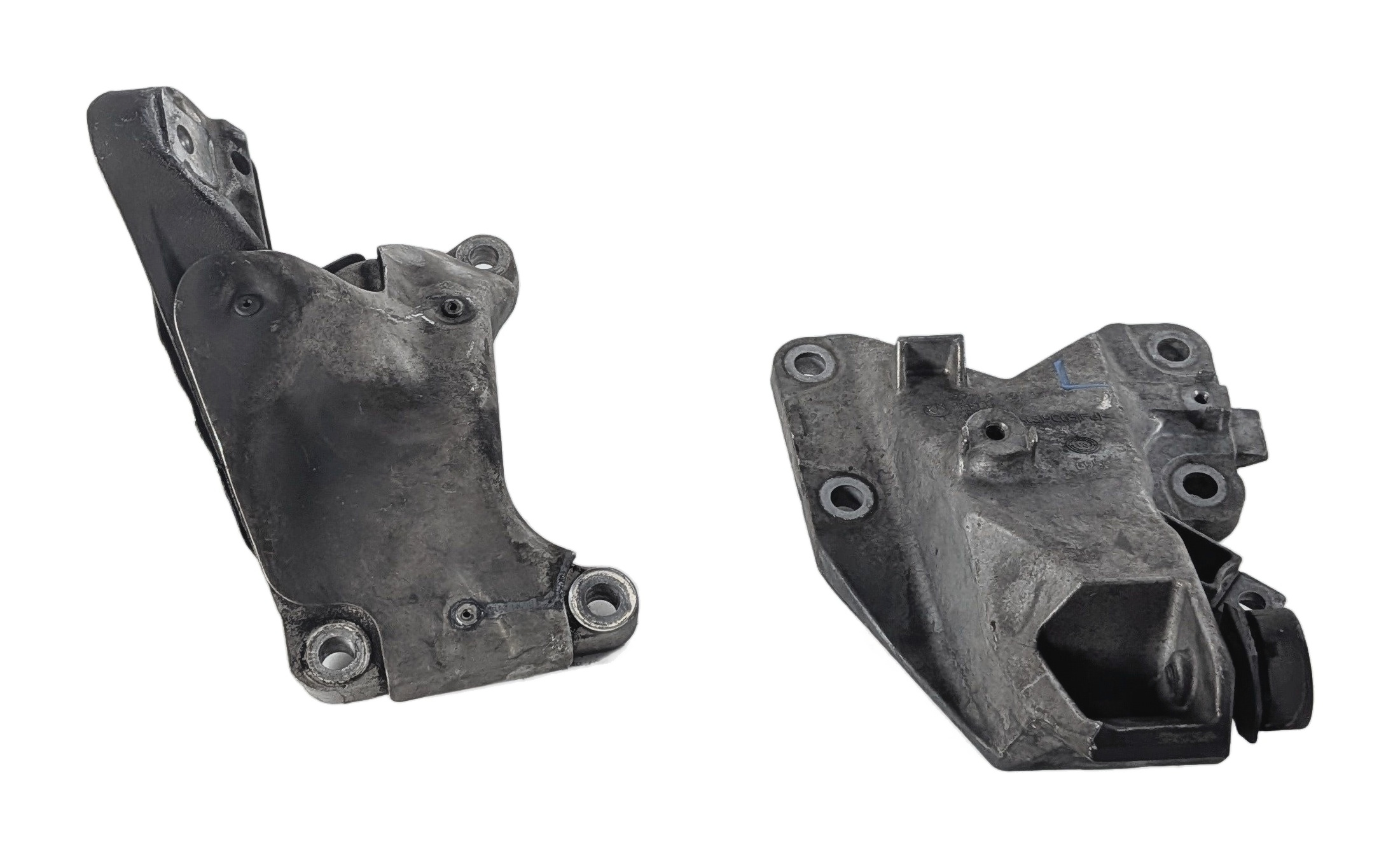 2007 BMW 335I (E90) 3.0L (N54) ENGINE MOTOR MOUNT BRACKET LEFT/RIGHT SET/2 — exact item pictured