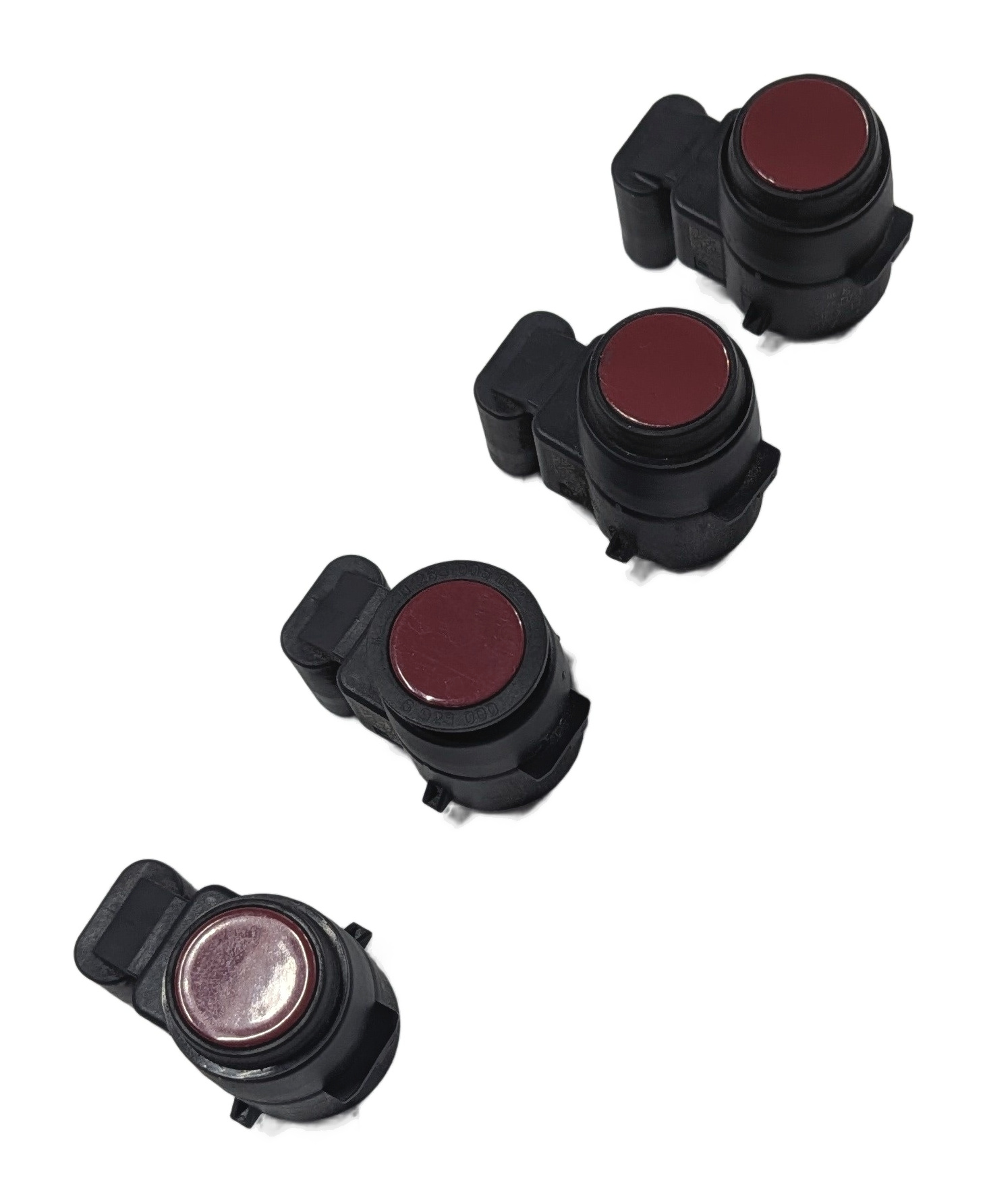 2007 BMW 335I (E90) REAR PARK ASSIST PDC DISTANCE CONTROL SENSOR SET/4 (Red) — exact item pictured