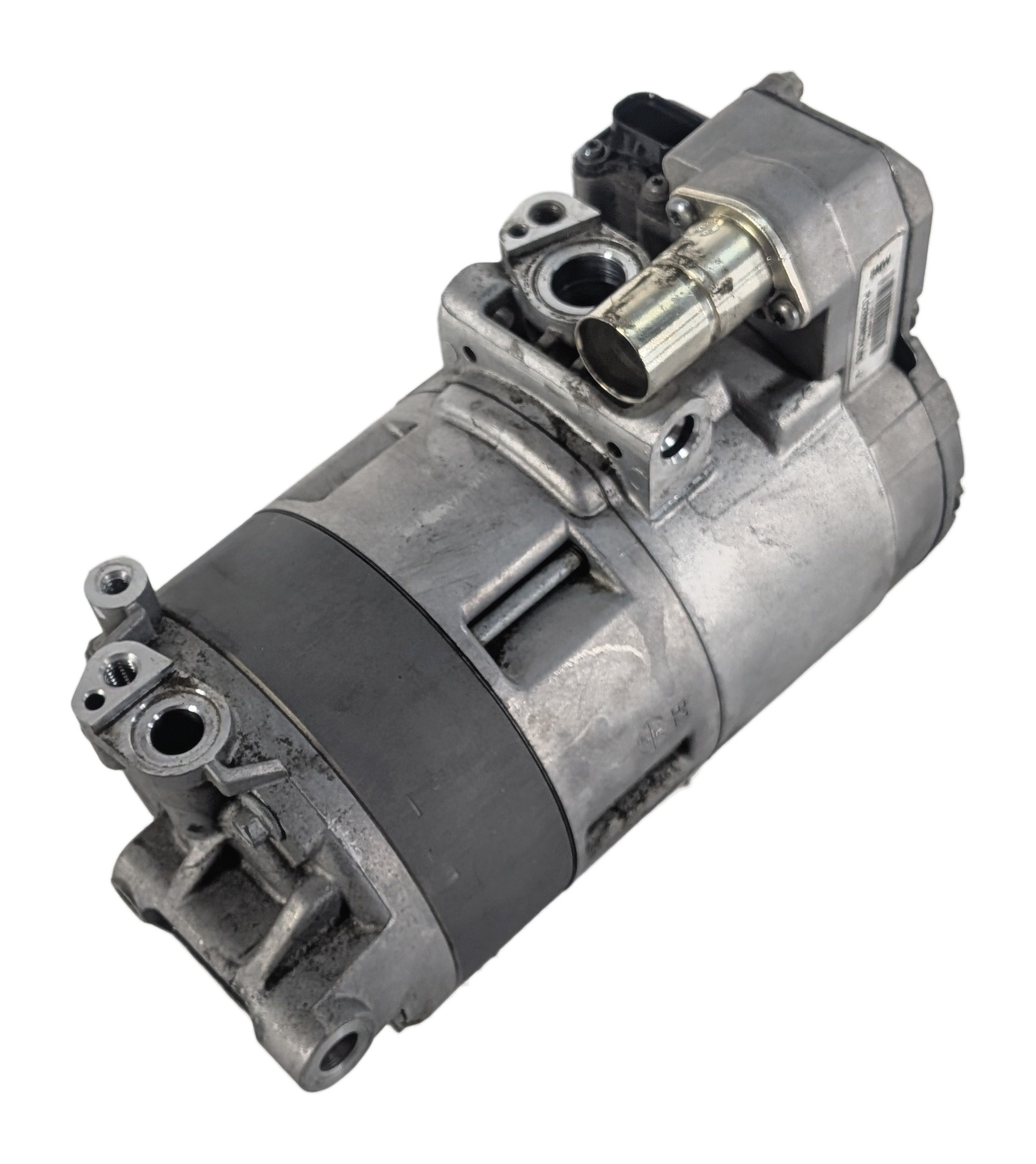 16-22 BMW 330E 740E X3 X5 HYBRID (F15 F30 G01 G11) AC AIR COMPRESSOR PUMP & WIRE — exact item pictured