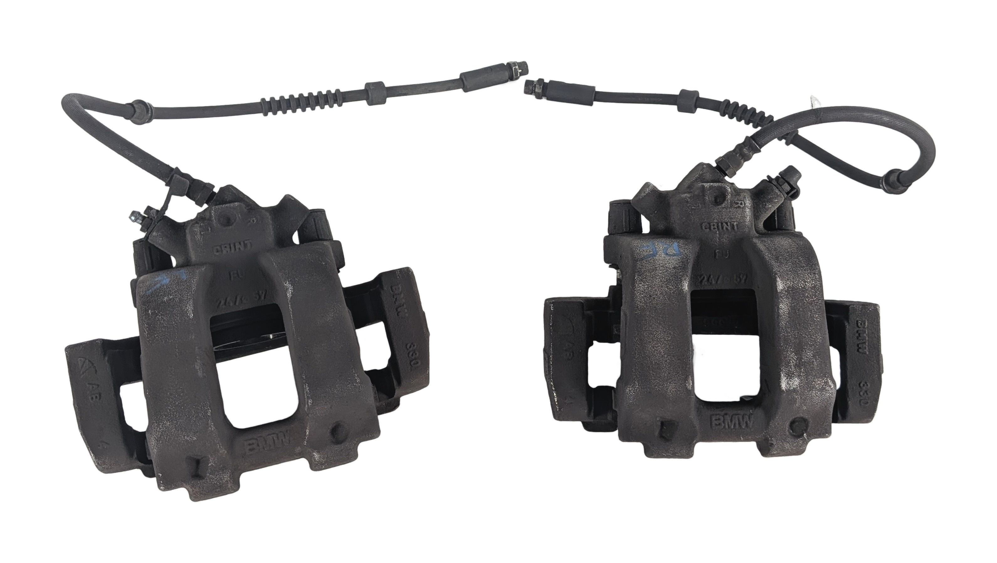 14-18 BMW 228i 328GT 330e 330i 420i F22 F30 F32 F34 FRONT REAR BRAKE CALIPER SET — exact item pictured