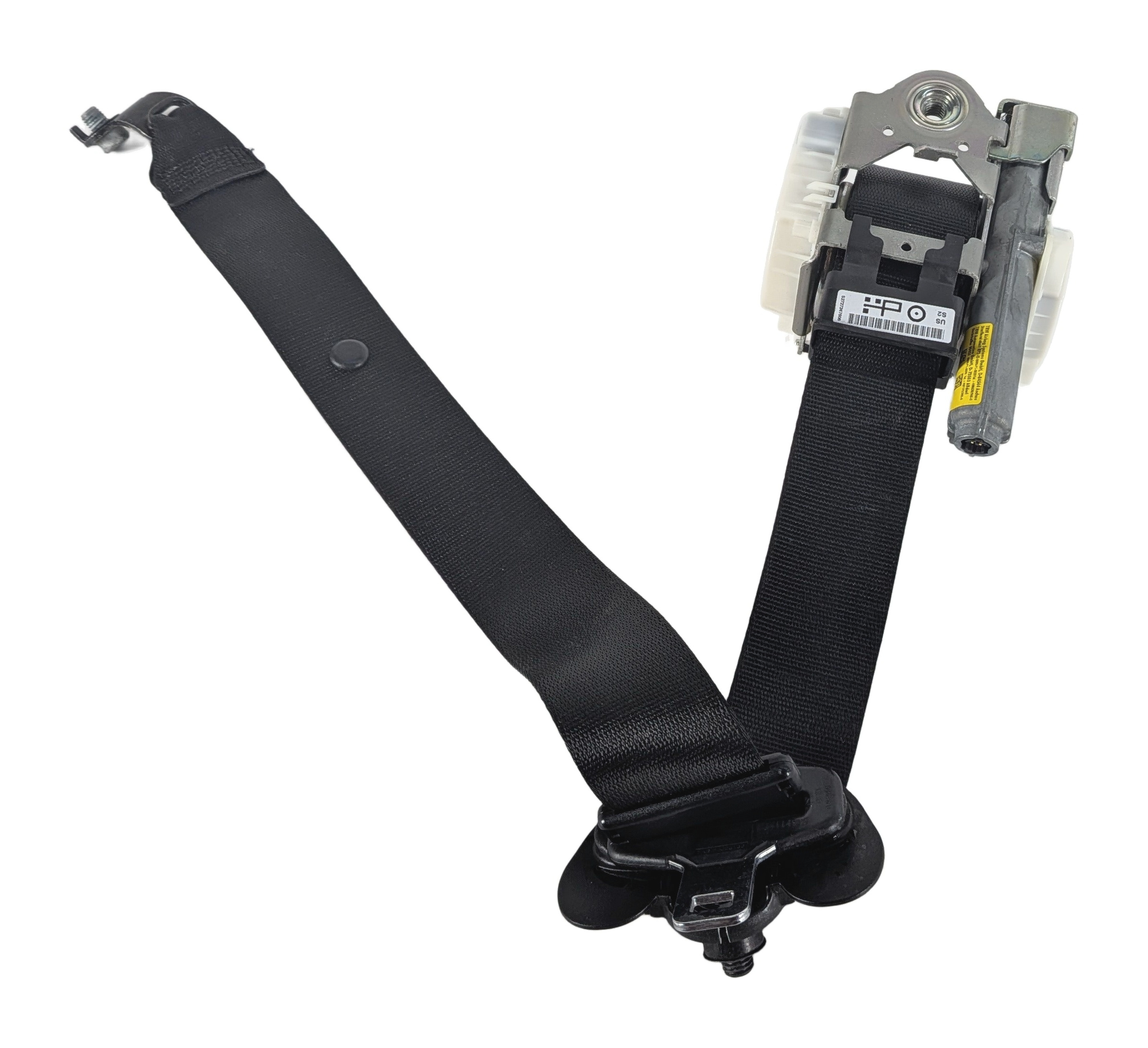14-19 BMW 3 4 SERIES (F30 F32 F34) RIGHT PASSENGER SEATBELT RETRACTOR (Black) — exact item pictured