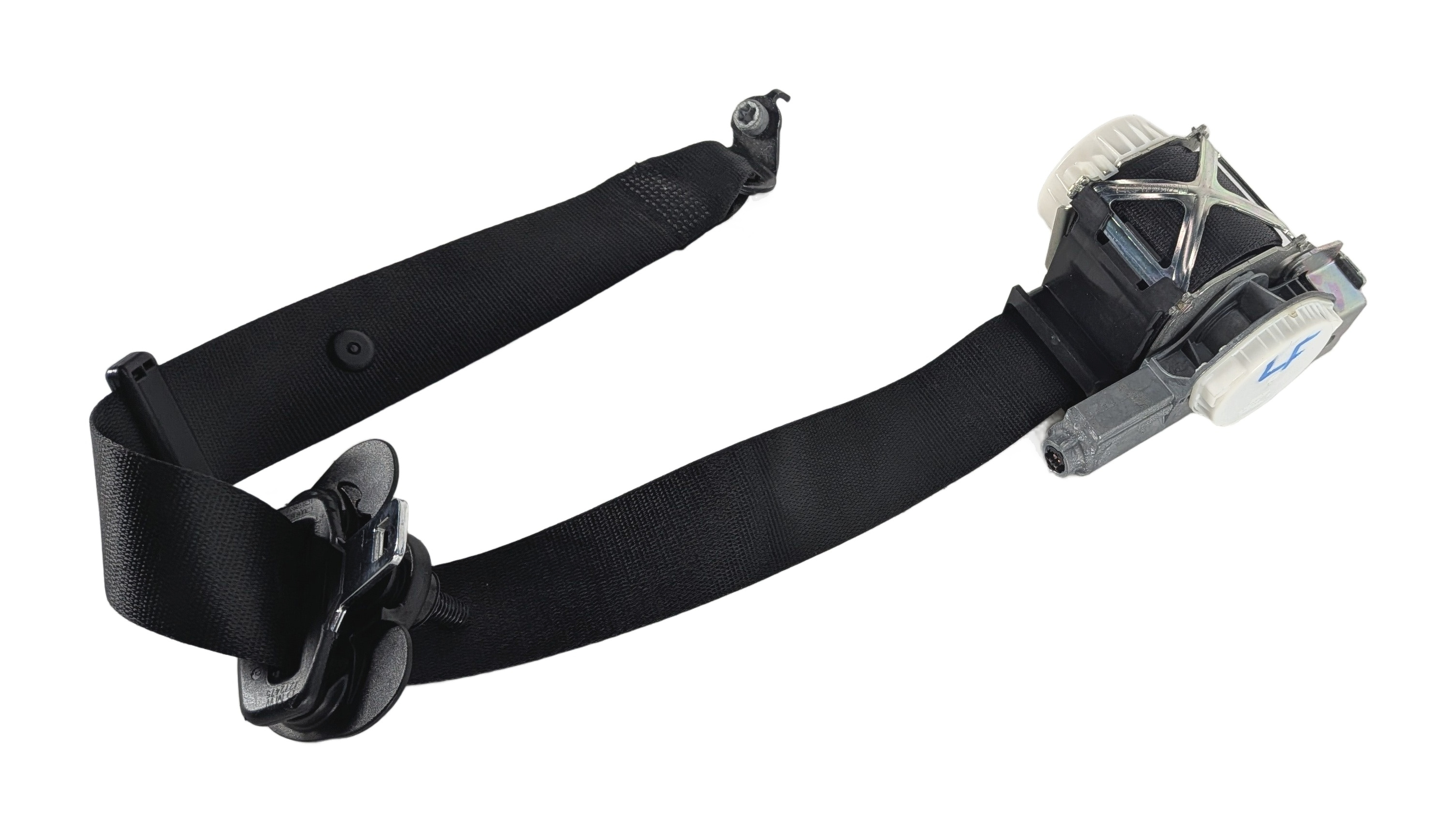 14-19 BMW 320i 328i 330i 335i 340i F30 F32 FRONT LEFT SEATBELT RETRACTOR (Black) — exact item pictured