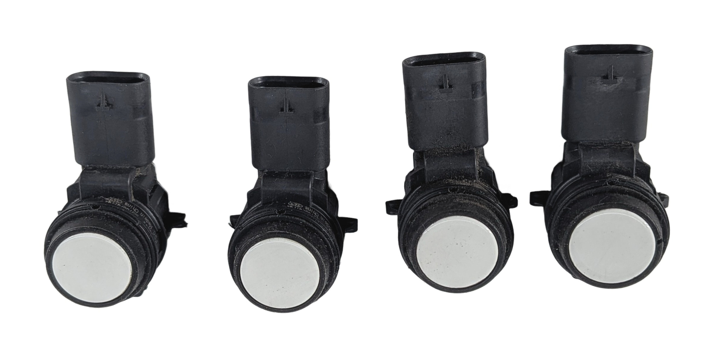 2018 BMW 330E (F30) REAR PARK ASSIST PDC DISTANCE CONTROL SENSOR SET/4 (White) — exact item pictured