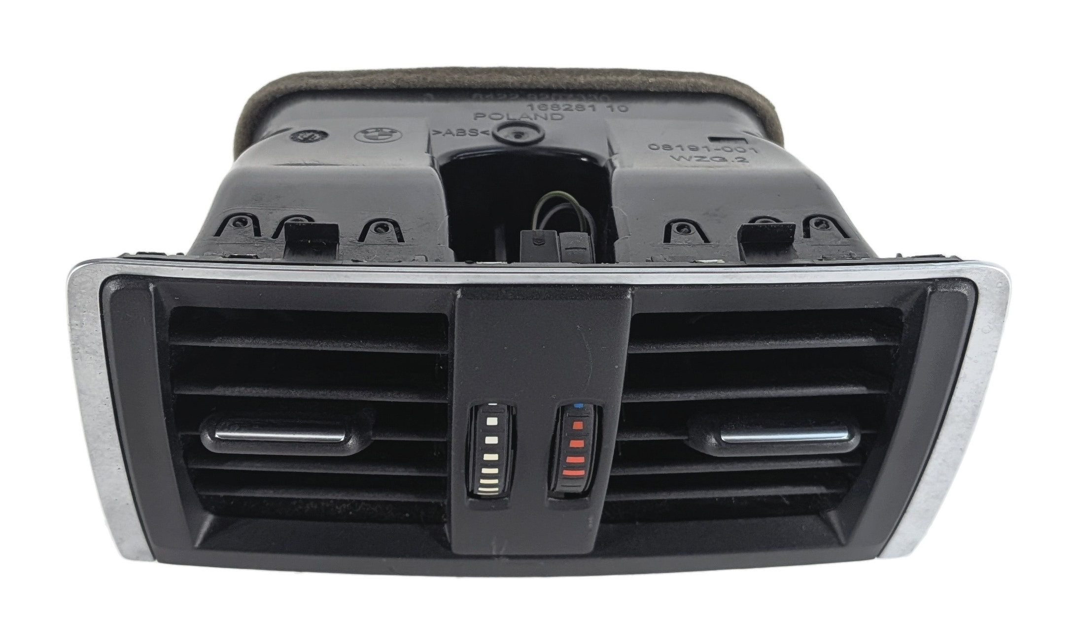2018 BMW 330E (F30) REAR CENTER CONSOLE HEAT AIR AC VENT (Black) — exact item pictured
