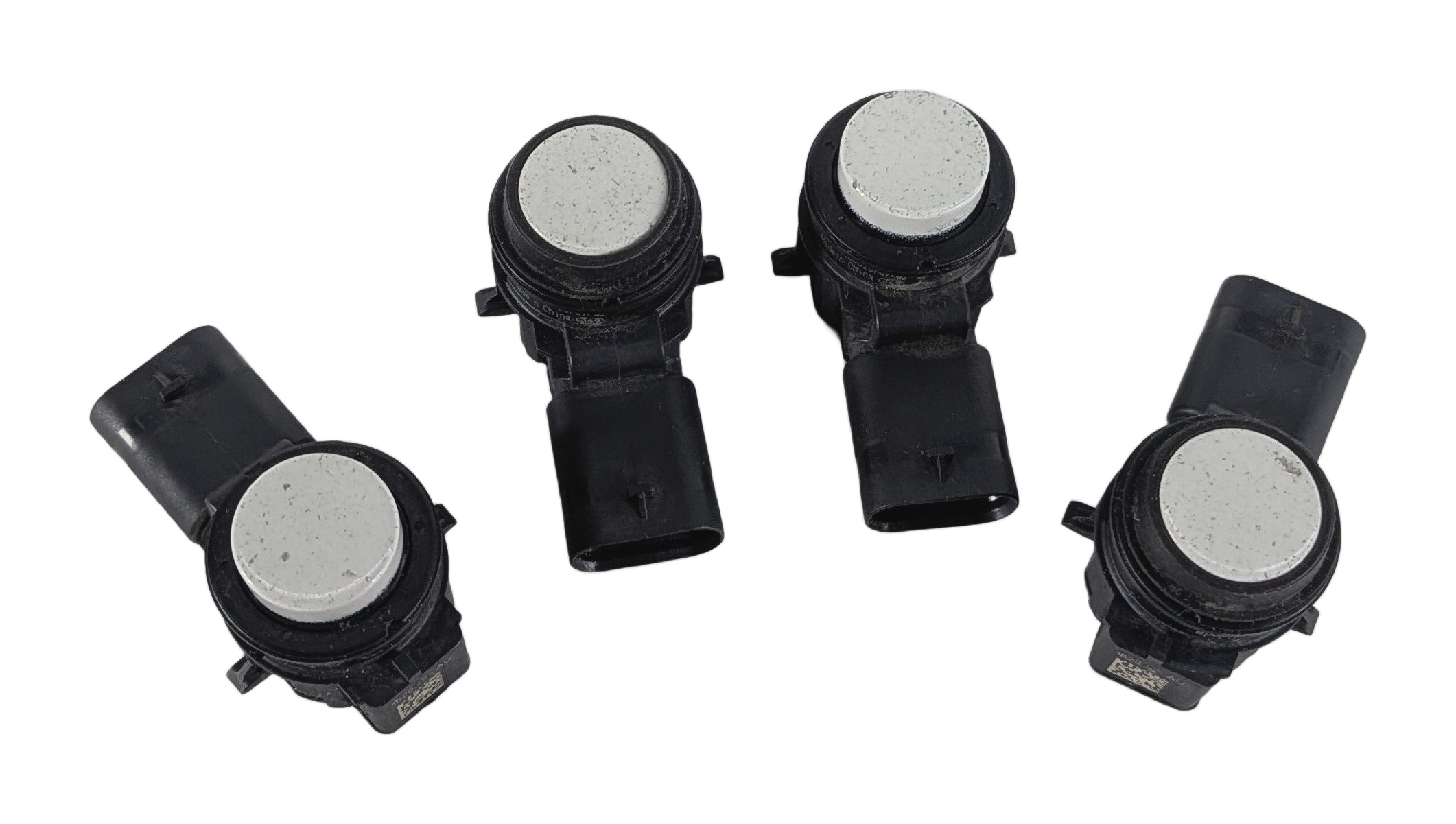 2018 BMW 330E (F30) FRONT PARK ASSIST PDC DISTANCE CONTROL SENSOR SET/4 (White) — exact item pictured