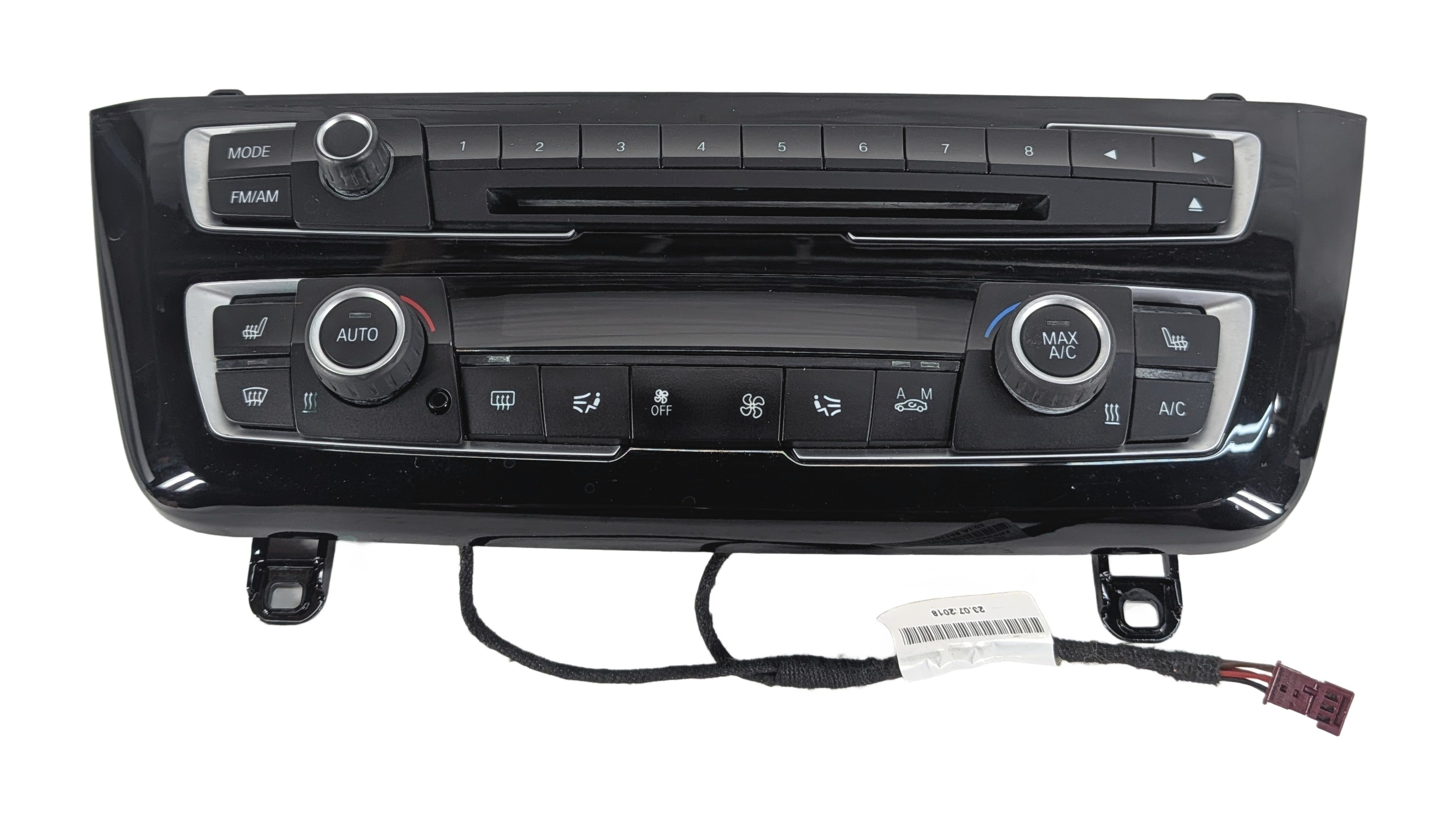 14-21 BMW 2 3 4 SERIES (F22 F30 F32) FRONT A/C HEATER CLIMATE CONTROL PANEL — exact item pictured