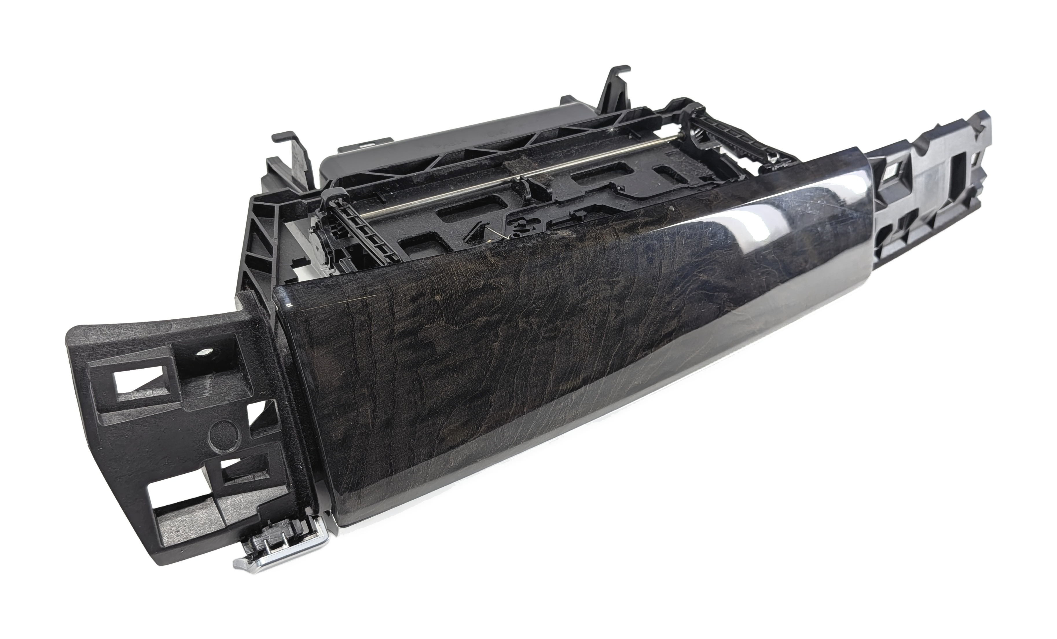 2014 BMW 750LI (F01) FRONT RIGHT DASHBOARD UPPER STORAGE TRAY WOOD (Ash) — exact item pictured