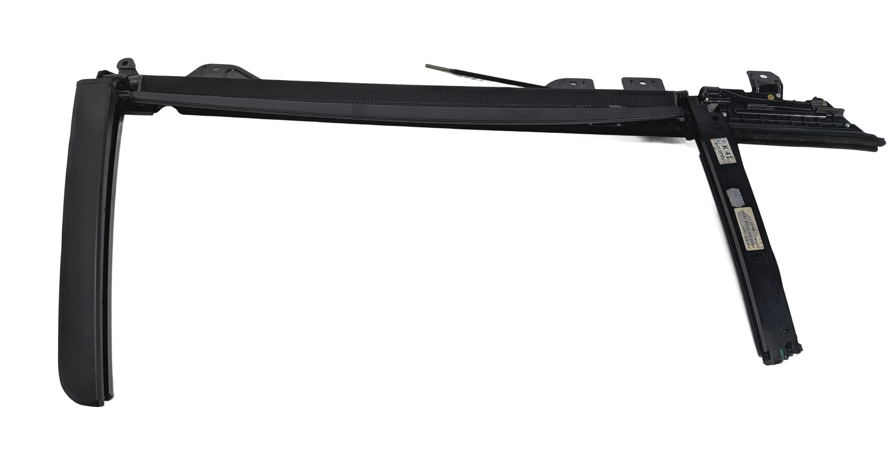 09-15 BMW 7 SERIES (F02) LWB REAR RIGHT DOOR WINDOW SUNSHADE SHADE w/ MOTOR — exact item pictured