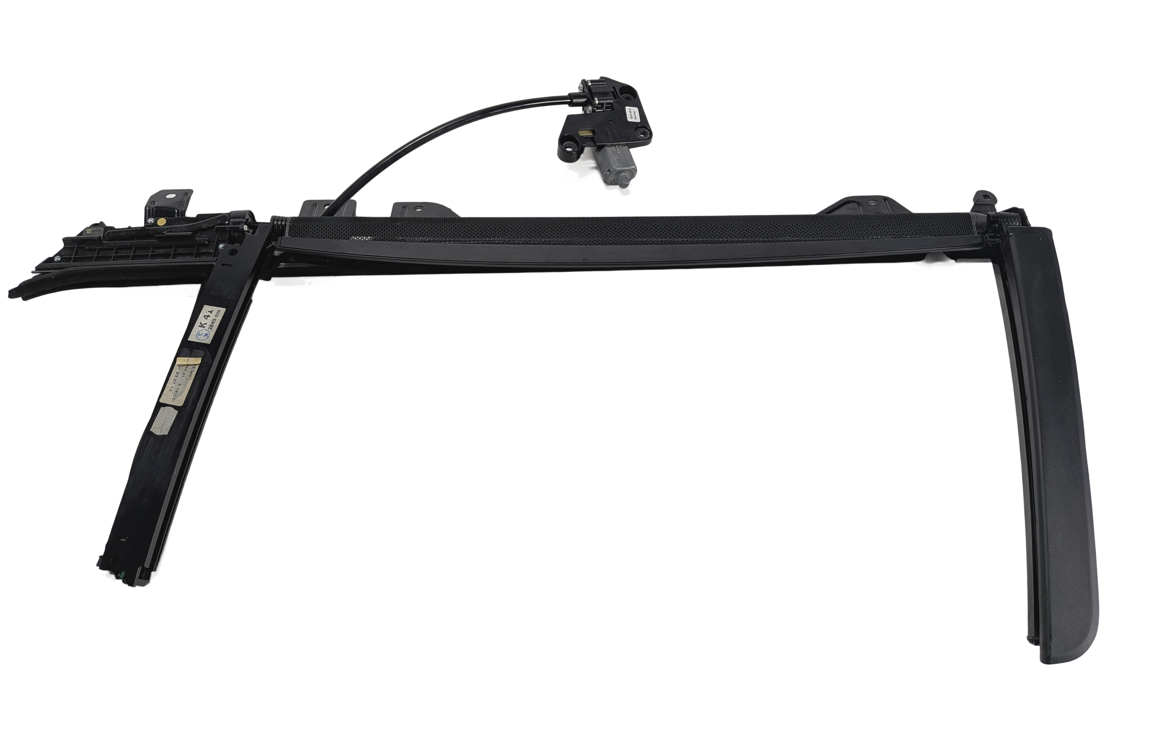 09-15 BMW 7 SERIES (F02) LWB REAR LEFT DOOR WINDOW SUNSHADE SHADE w/ MOTOR — exact item pictured