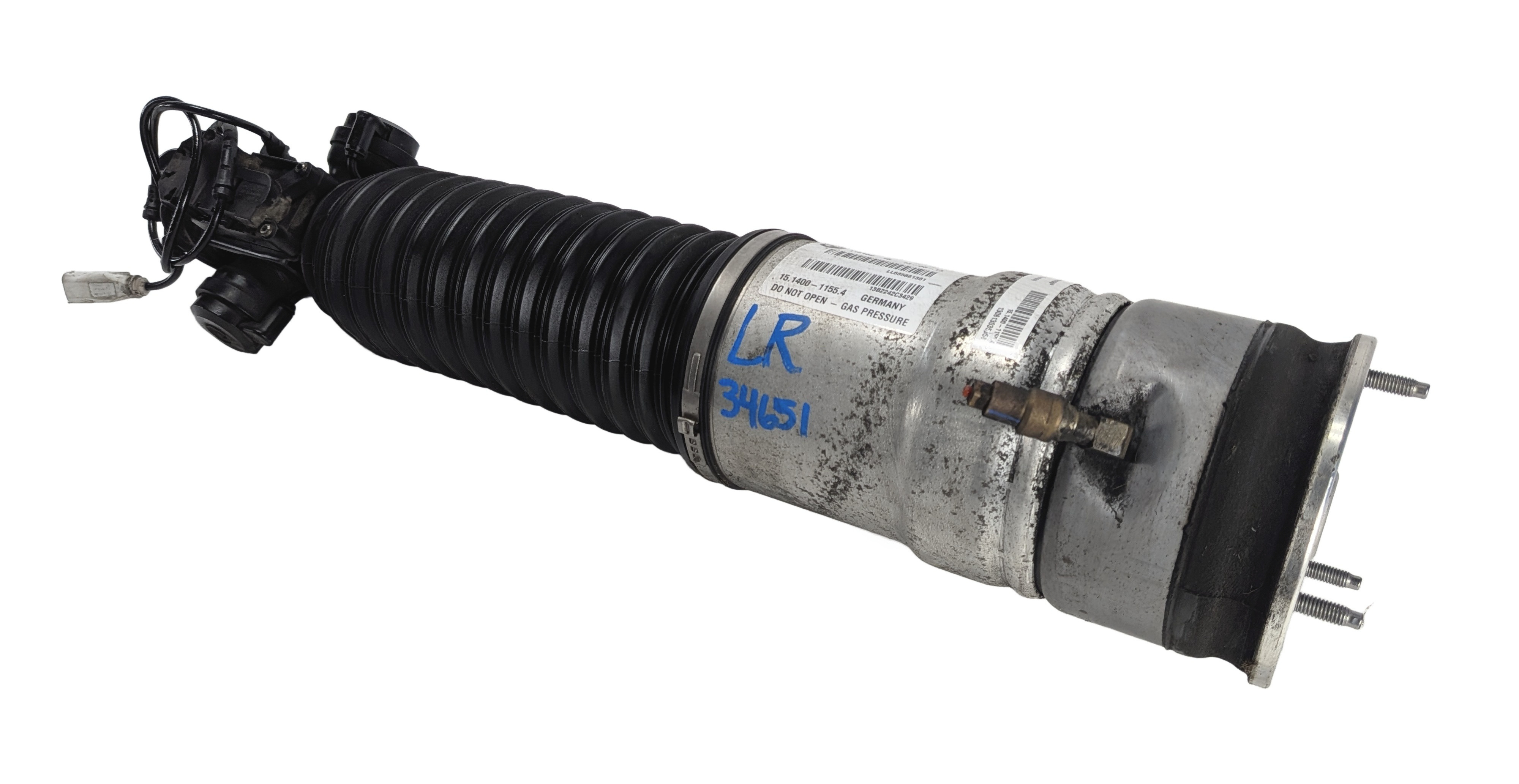 13-15 BMW 750i 760i ACTIVEHYBRID-7 B7 (F01 F02 F04) LEFT REAR EDC SHOCK STRUT — exact item pictured