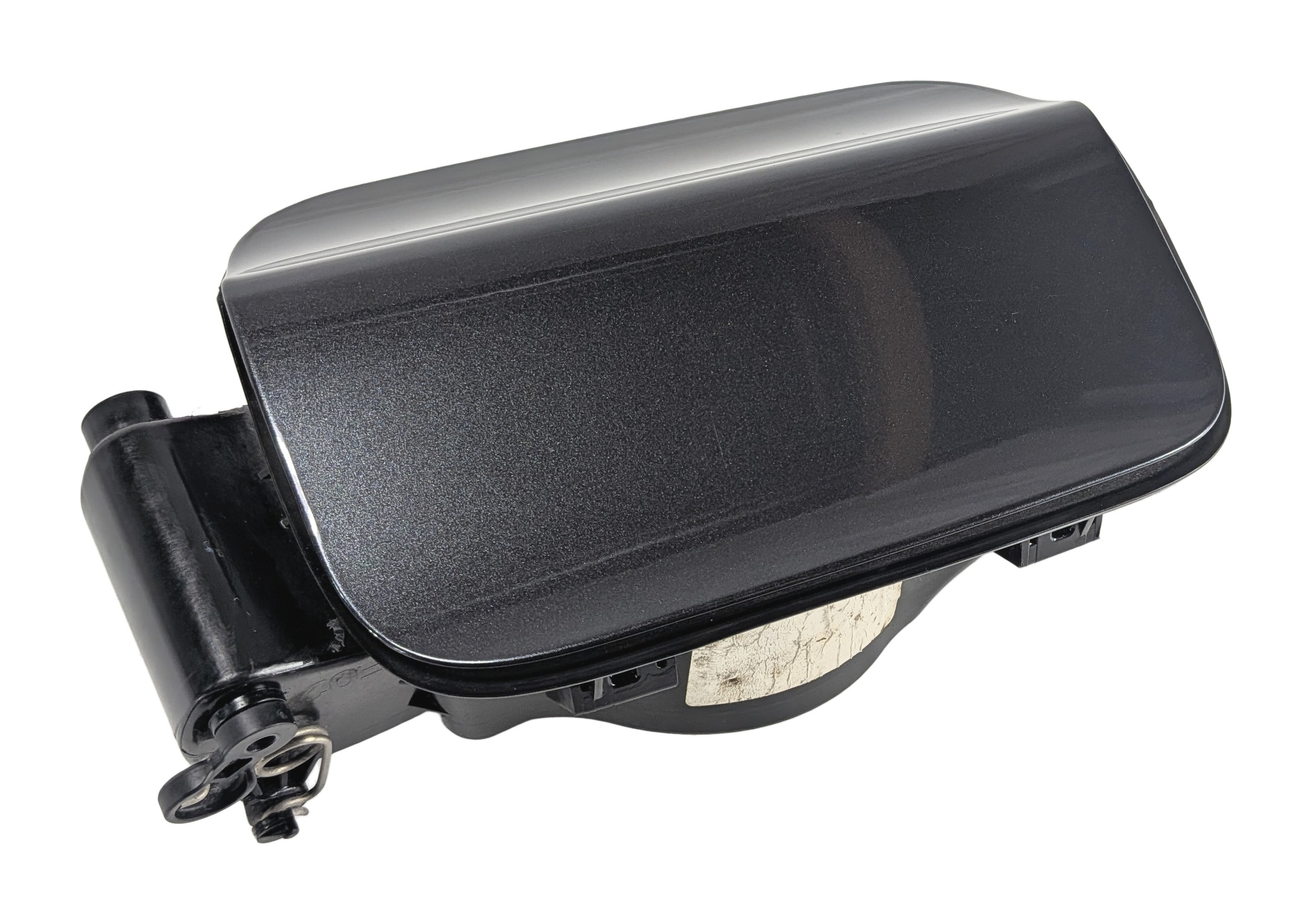 09-15 BMW 740Li 750Li 760Li B7 LWB F02 FUEL DOOR COVER w/HOUSING CAP (Gray) — exact item pictured