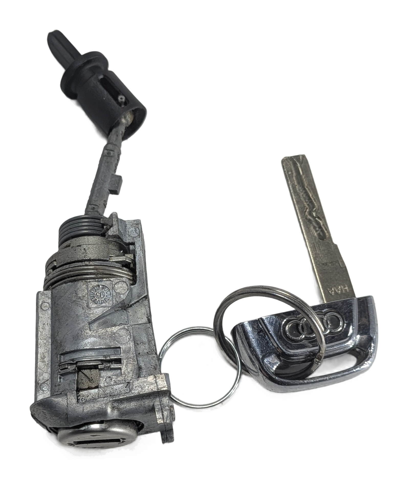 2015 AUDI A6 (C7 4G) FRONT LEFT DRIVER DOOR LOCK CYLINDER w/KEY — exact item pictured