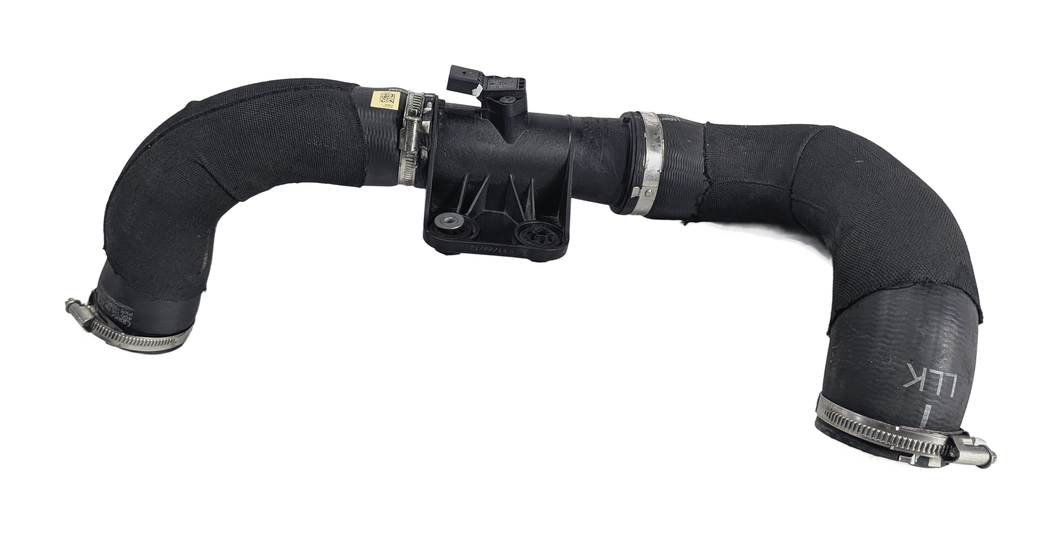 2015 AUDI A6 (C7 4G) 3.0L DIESEL (CPNB) INTERCOOLER CHARGE AIR HOSE w/SENSOR — exact item pictured