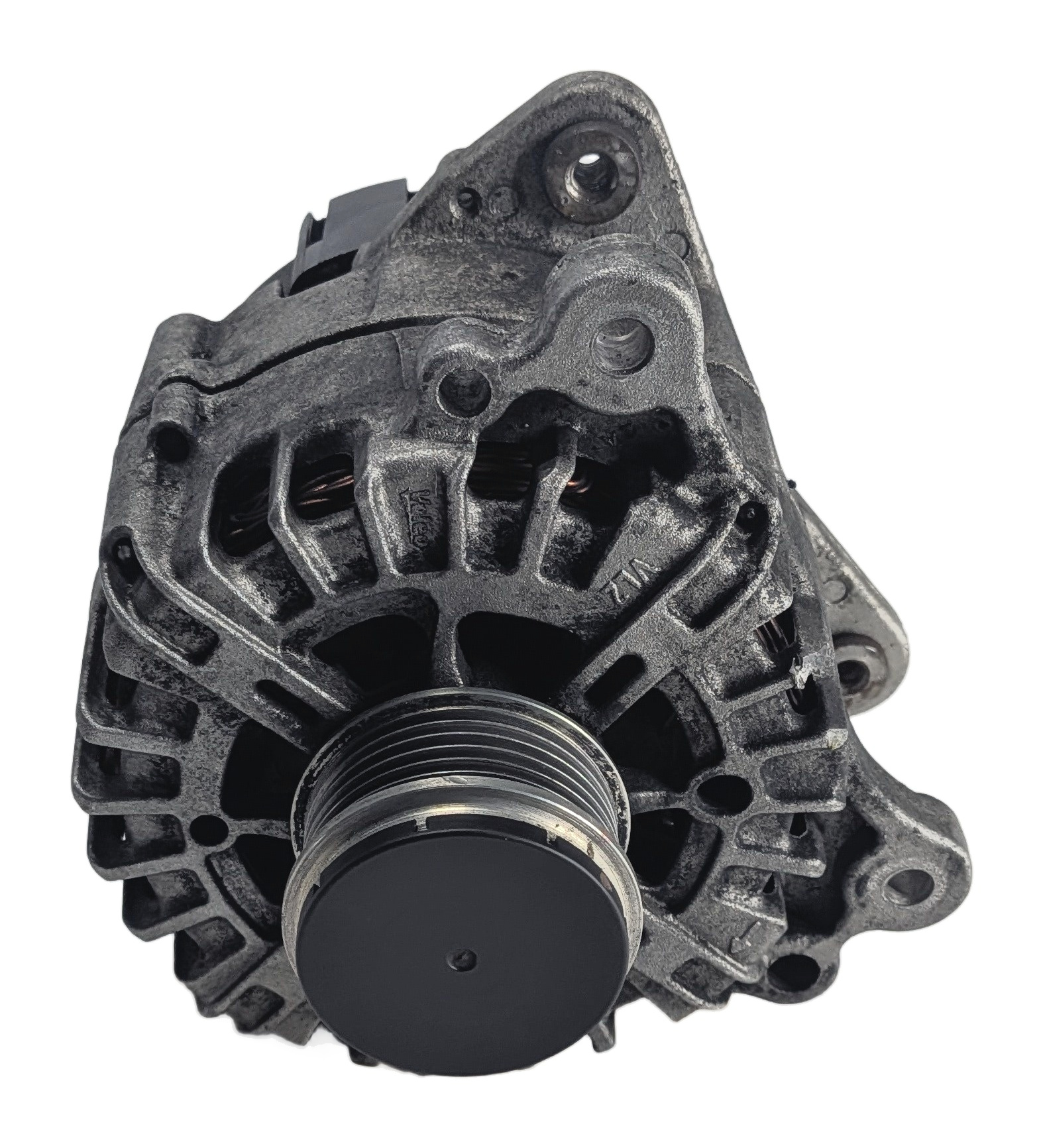 14-16 AUDI A6 A7 Q5 (B8 8R C7 4G8) 3.0L TURBO DIESEL ENGINE ALTERNATOR (HITACHI) — exact item pictured