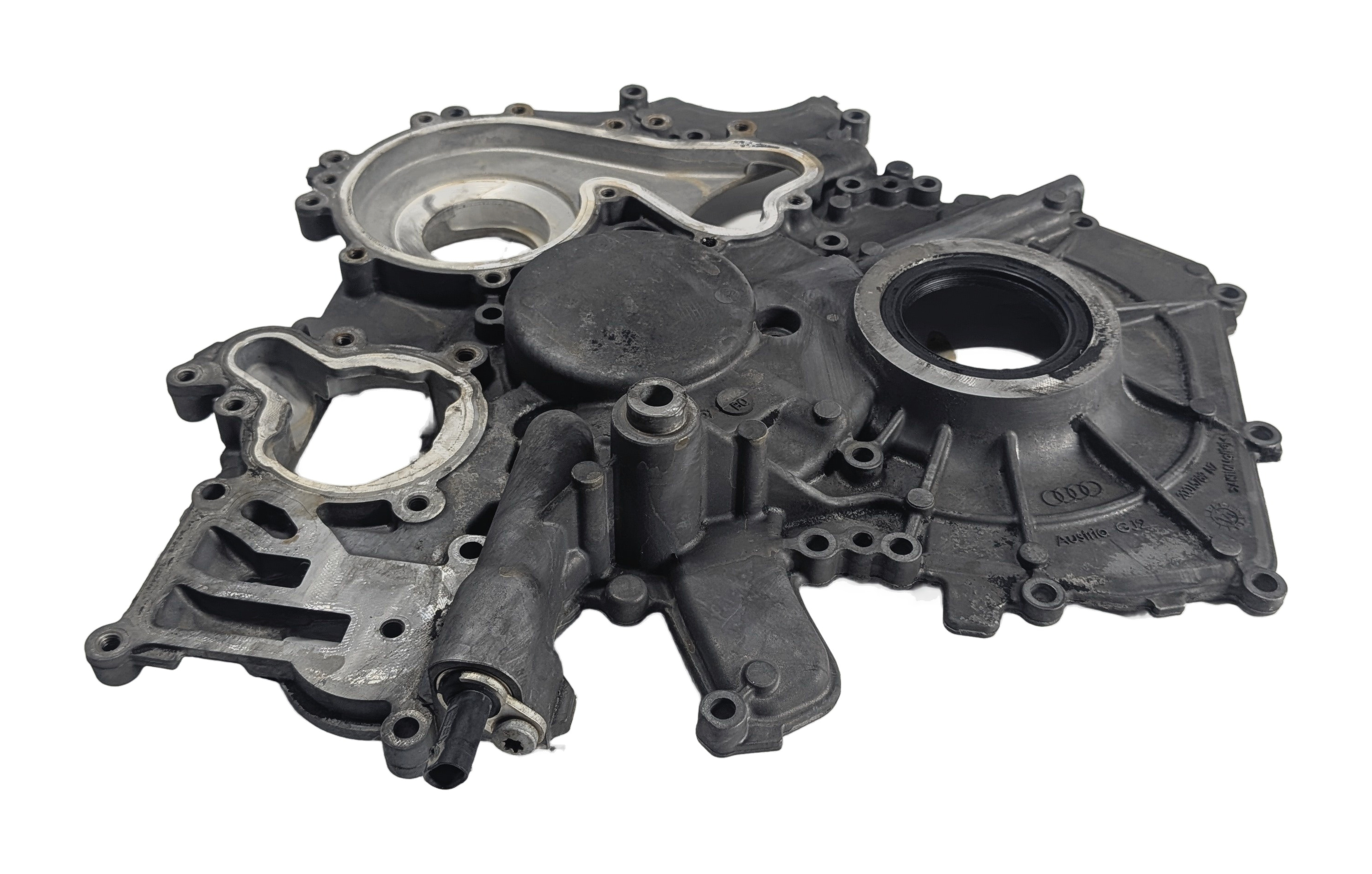2014-2016 AUDI A6 A7 A8 Q5 (8R C7 D4) 3.0L DIESEL LOWER ENGINE TIMING COVER — exact item pictured
