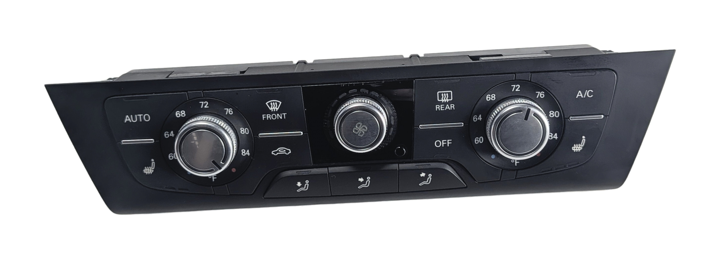 2015 AUDI A6 (C7 4G) FRONT HEATER AC CLIMATE CONTROL PANEL w/AUTO HEATED SEAT — exact item pictured