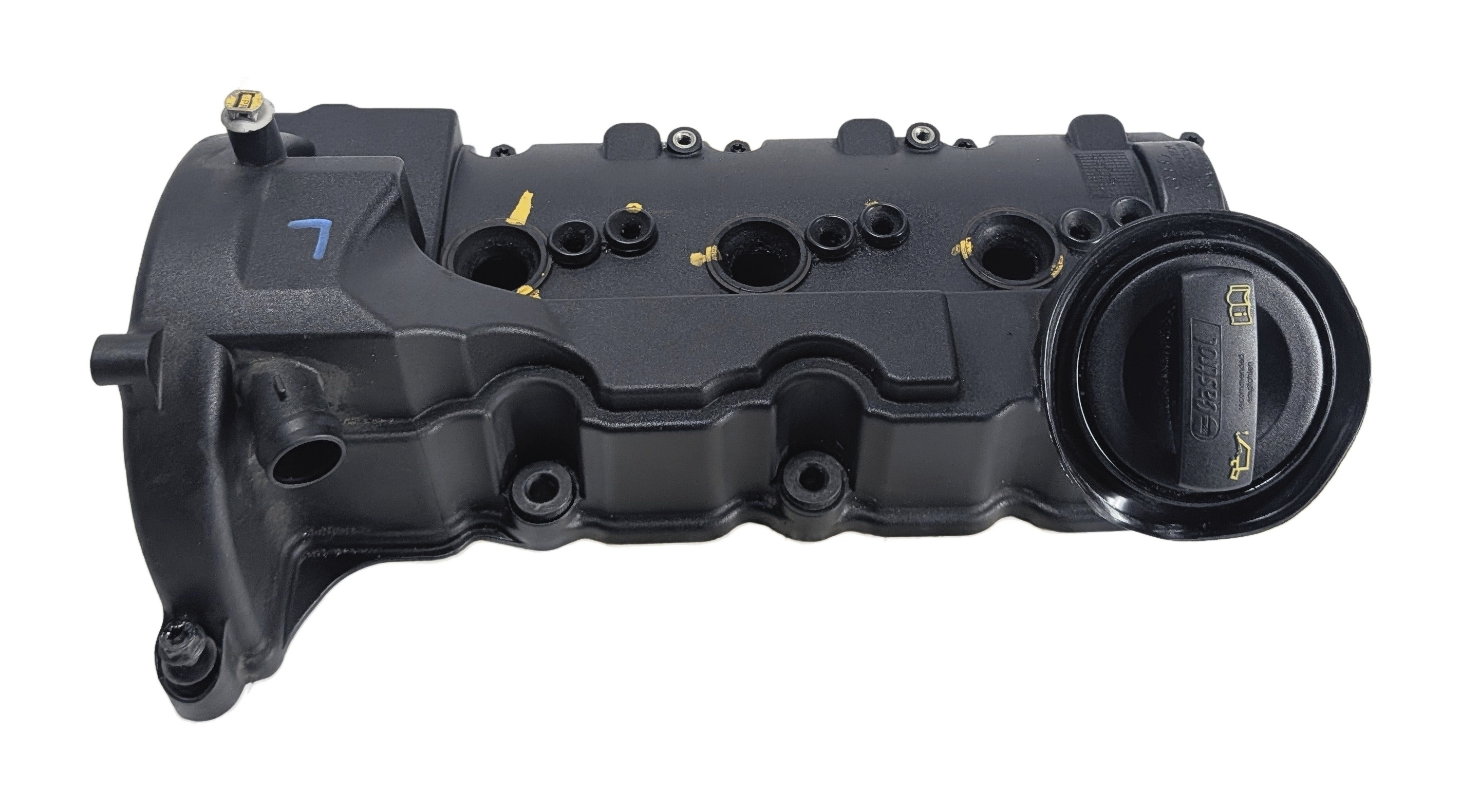2014-2016 AUDI Q5 A6 A7 A8 3.0L V6 TDI DIESEL (CPNB) LEFT ENGINE VALVE COVER — exact item pictured