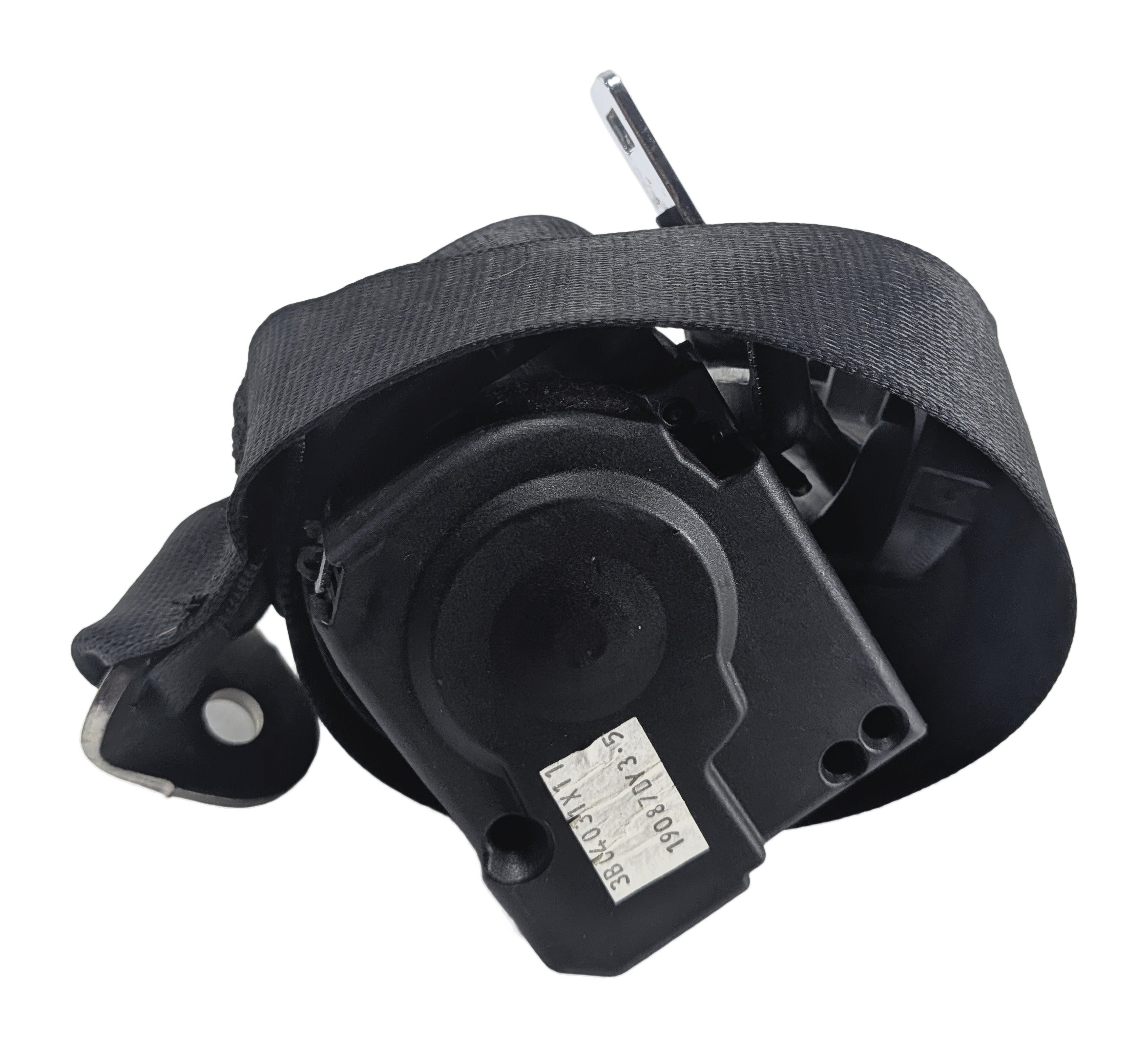 2011 RANGE ROVER (L322) REAR SEAT SEATBELT RETRACTOR (Black) — exact item pictured