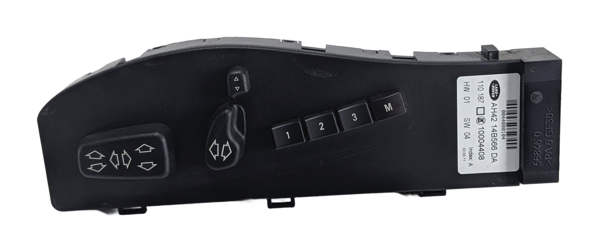 2011 RANGE ROVER (L322) FRONT LEFT DRIVER POWER SEAT SWITCH w/ MEMORY — exact item pictured