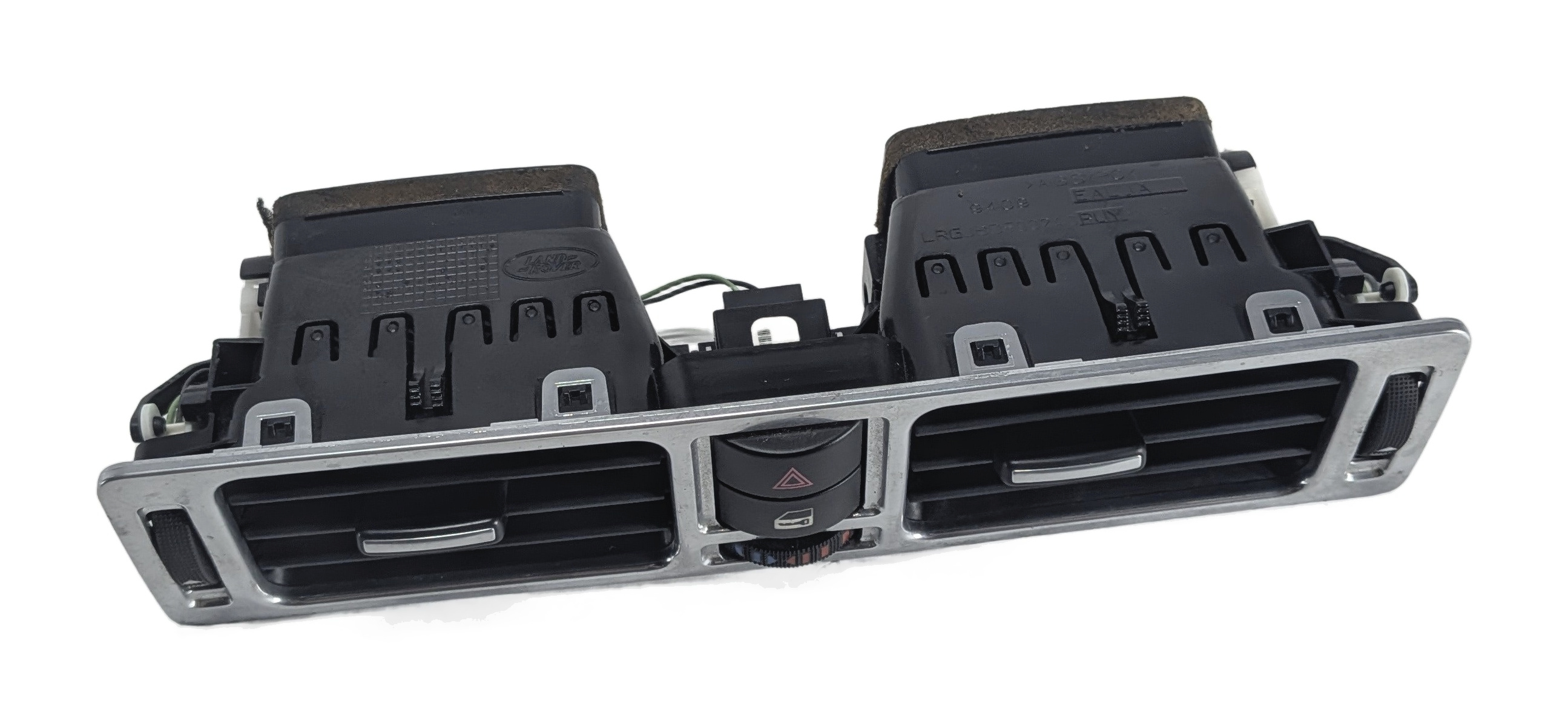 2011 RANGE ROVER (L322) CENTER DASH HEAT AIR AC VENT w/ HAZARD LOCK SWITCH — exact item pictured