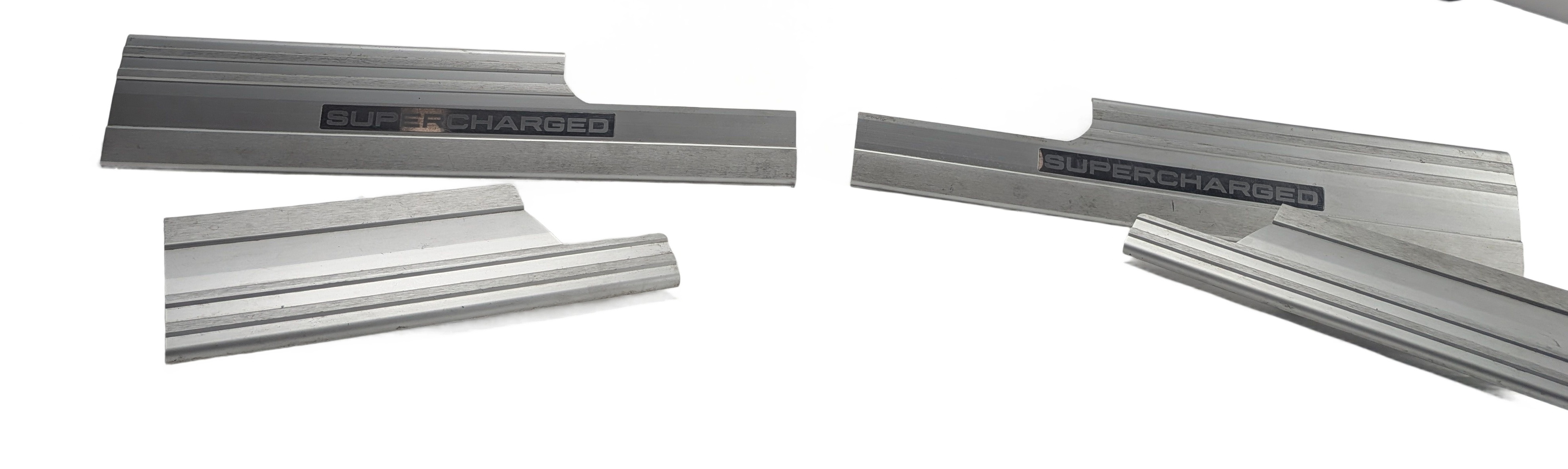 2011 RANGE ROVER (L322) FRONT REAR DOOR SILL SCUFF PLATE TRIM SET/4 SUPERCHARGED — exact item pictured