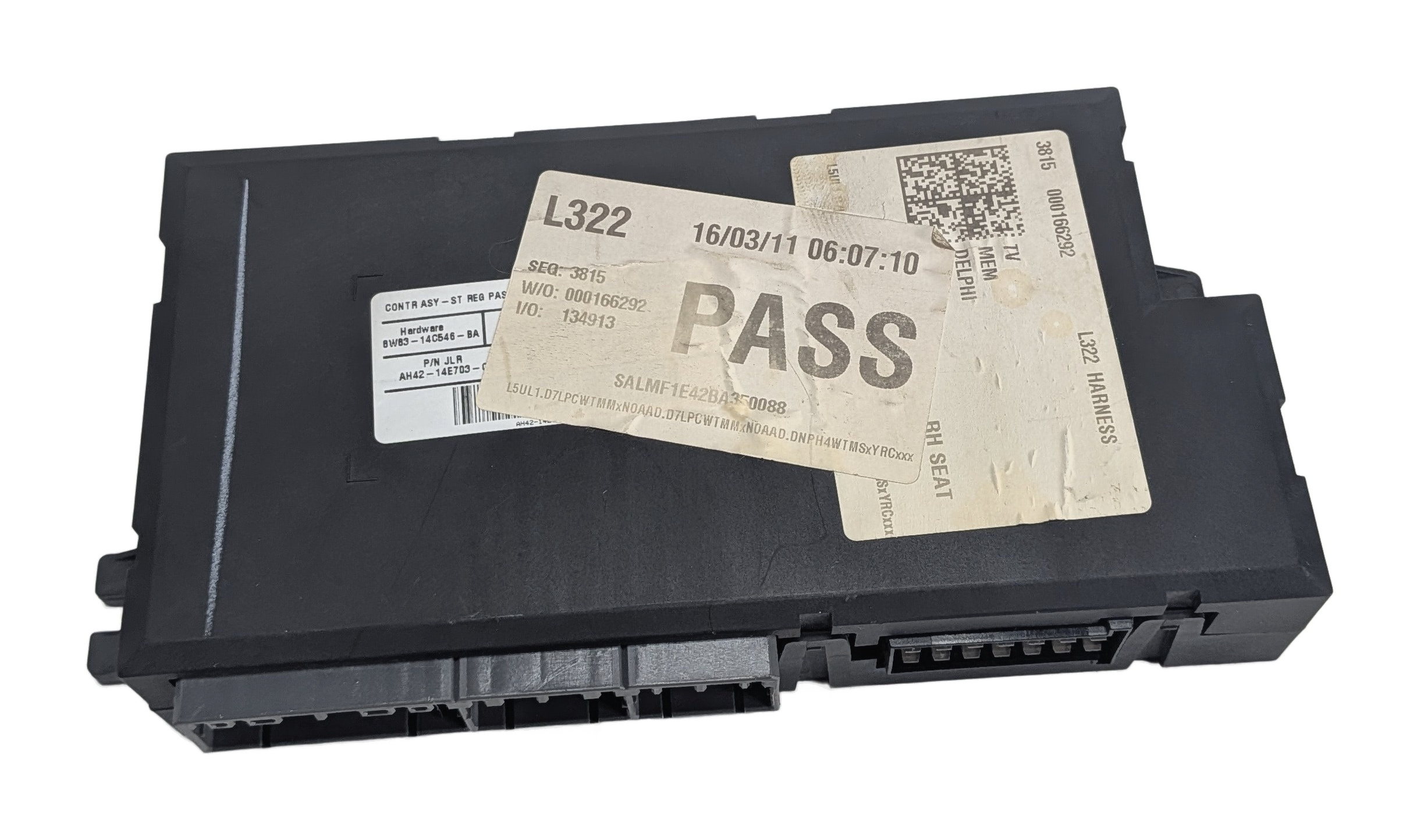 2011 RANGE ROVER (L322) FRONT RIGHT PASSENGER POWER SEAT CONTROL MODULE COMPUTER — exact item pictured