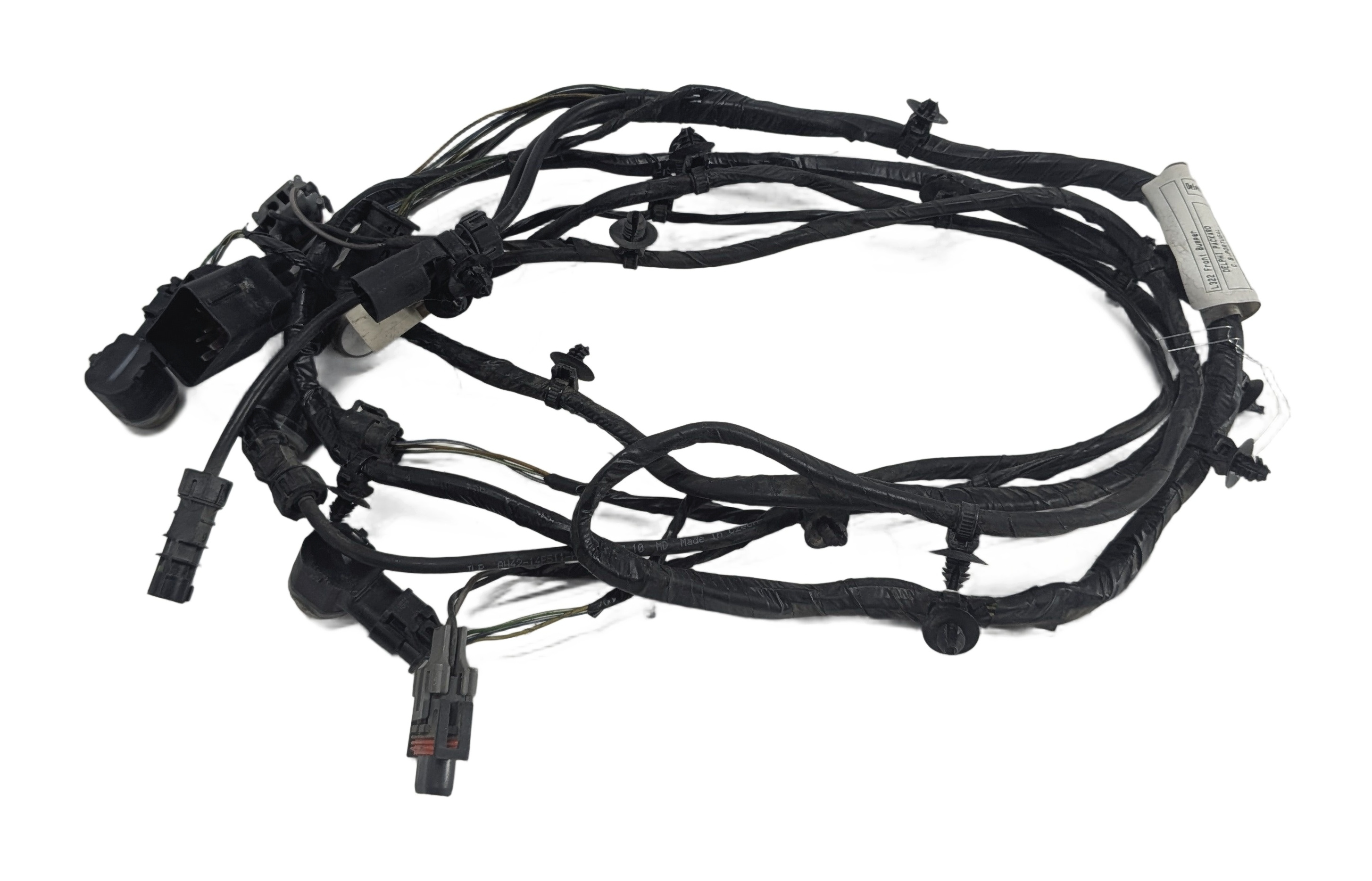 2011 RANGE ROVER (L322) FRONT PARK ASSIST PDC DISTANCE SENSORS SET w/ HARNESS — exact item pictured