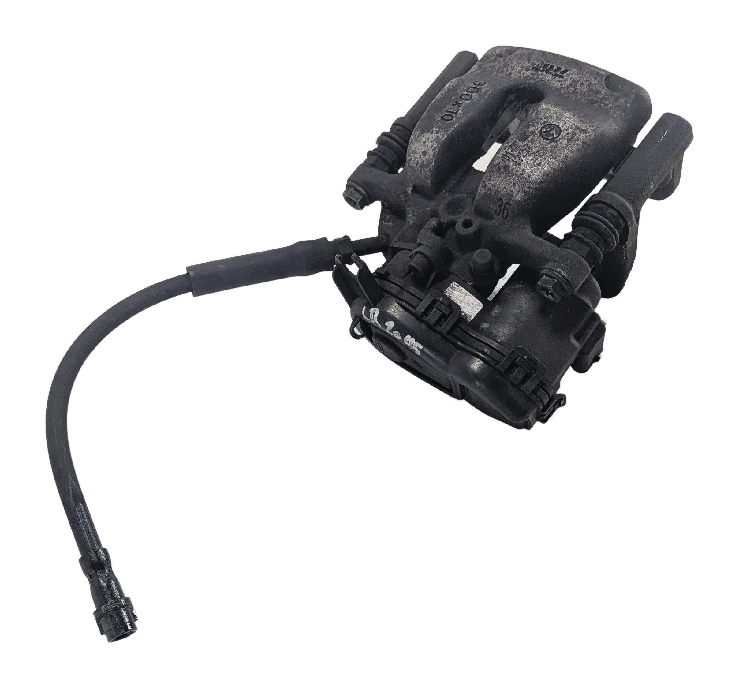 12-20 MERCEDES SLK250 SLK350 SLC300 (R172) REAR LEFT BRAKE CALIPER w/EPB MOTOR — exact item pictured