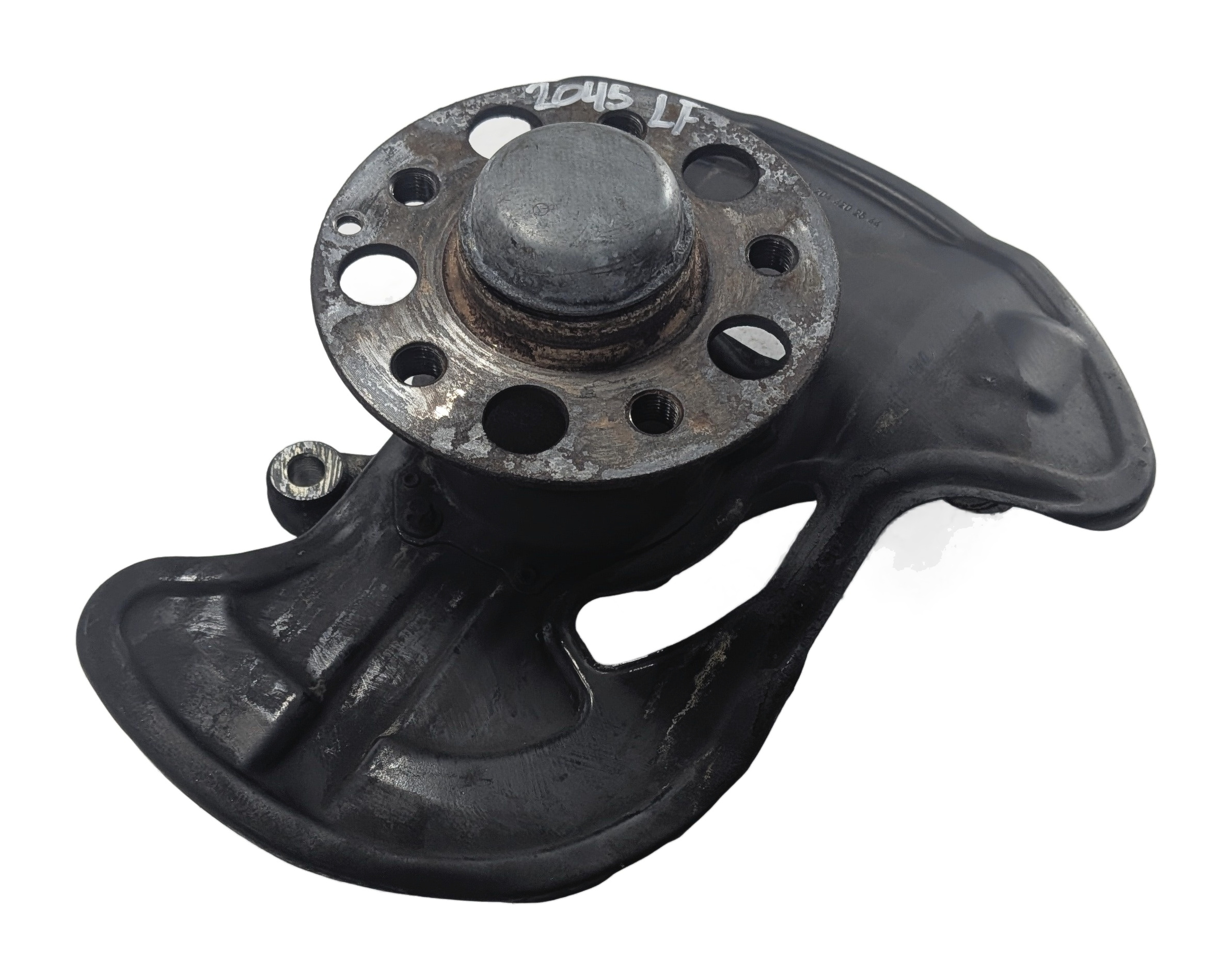 01-16 MERCEDES C E SLC CLK SLK (W204 W207 W209 R172) FRONT LEFT SPINDLE KNUCKLE — exact item pictured