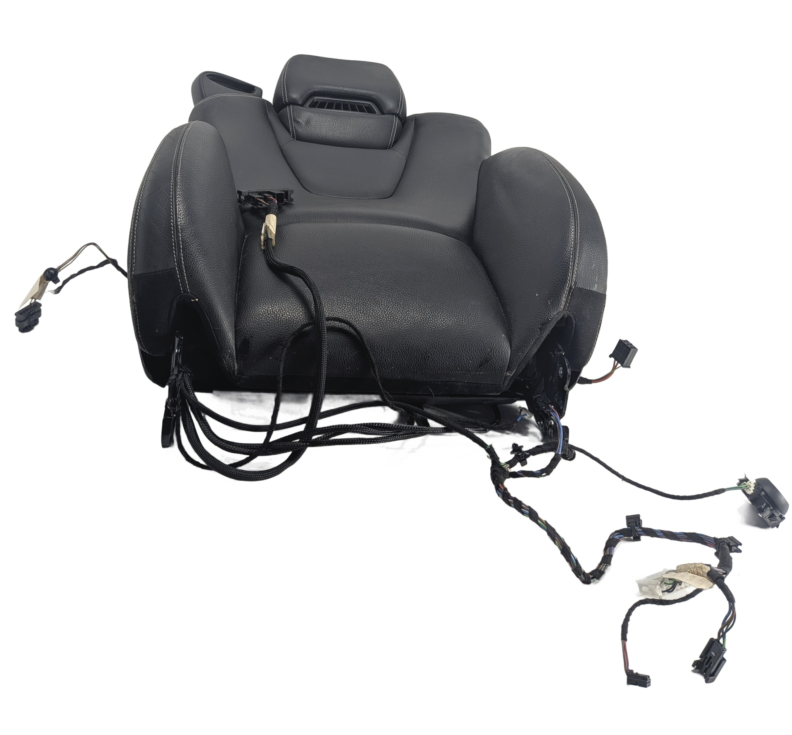 2013 MERCEDES SLK 250 (R172) FRONT RIGHT PASSENGER SEAT BACK w/AIRSCARF (Black) — exact item pictured