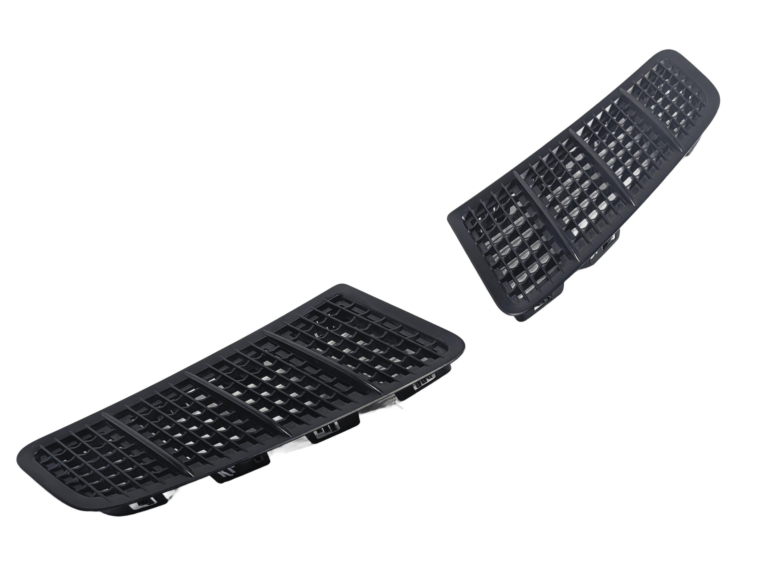 2013 MERCEDES SLK 250 (R172) LEFT/RIGHT HOOD AIR VENT GRILLE BLACK MESH SET/2 — exact item pictured