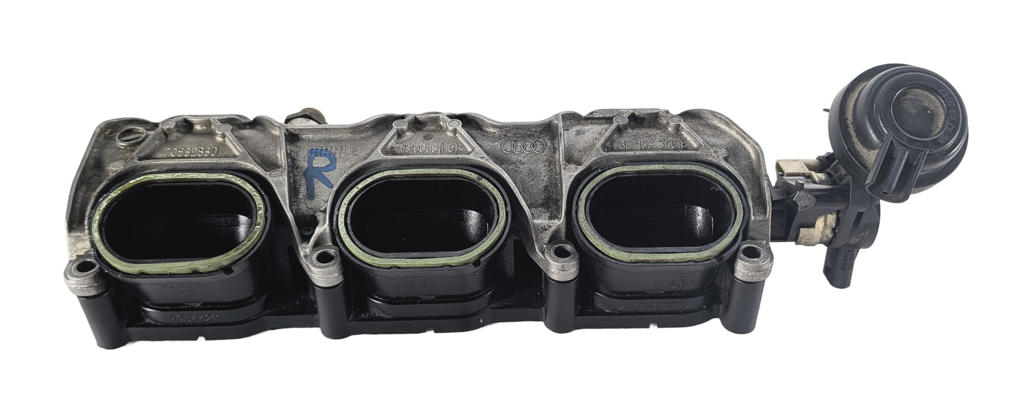 12-17 AUDI A6 A7 Q5 S5 SQ5 (C7 4G8 B8 8T 8R) RIGHT INTAKE MANIFOLD DIFFUSER RAIL — exact item pictured