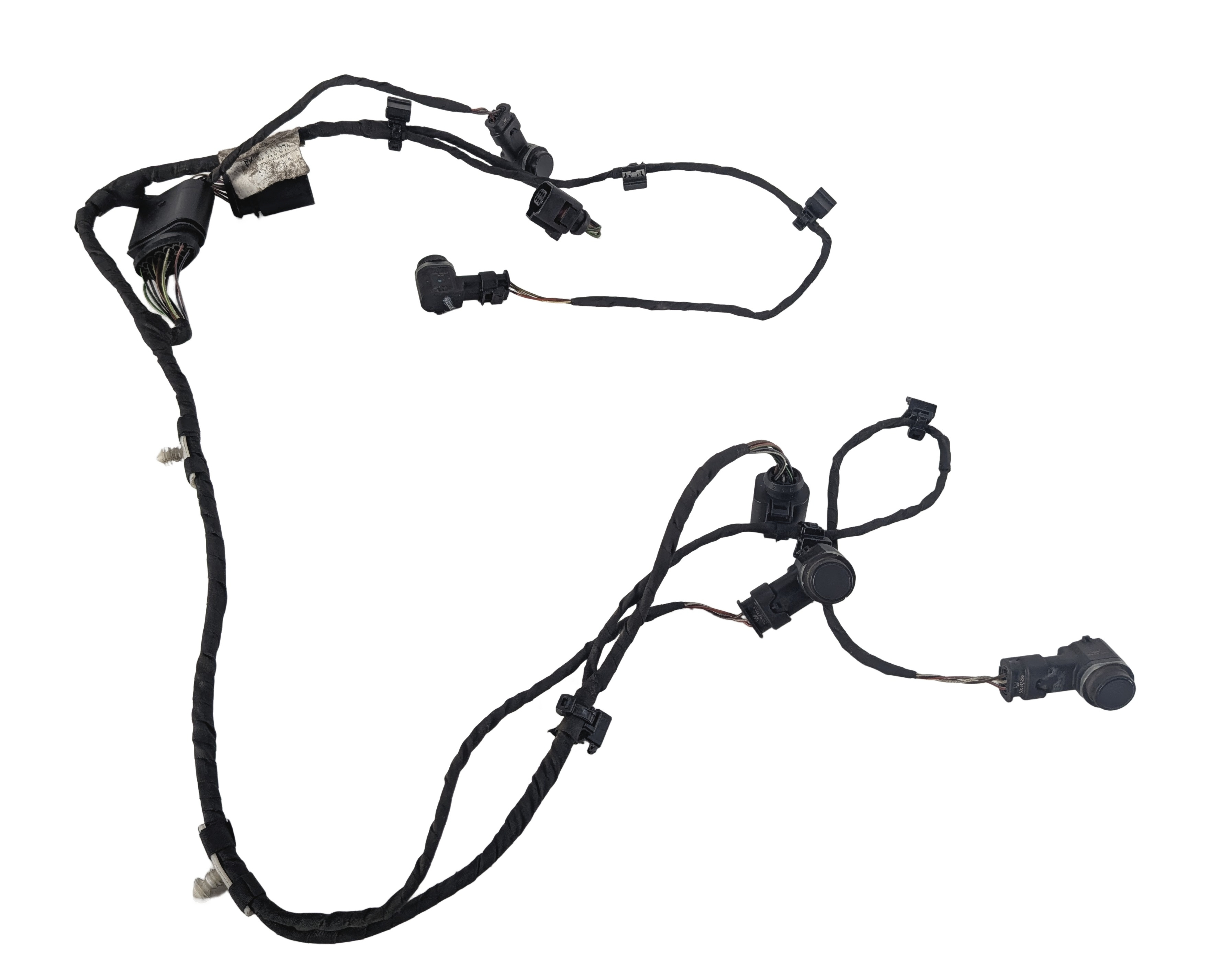2012 AUDI Q7 (4L) REAR BUMPER PARK ASSIST PDC SENSOR WIRE WIRING HARNESS — exact item pictured