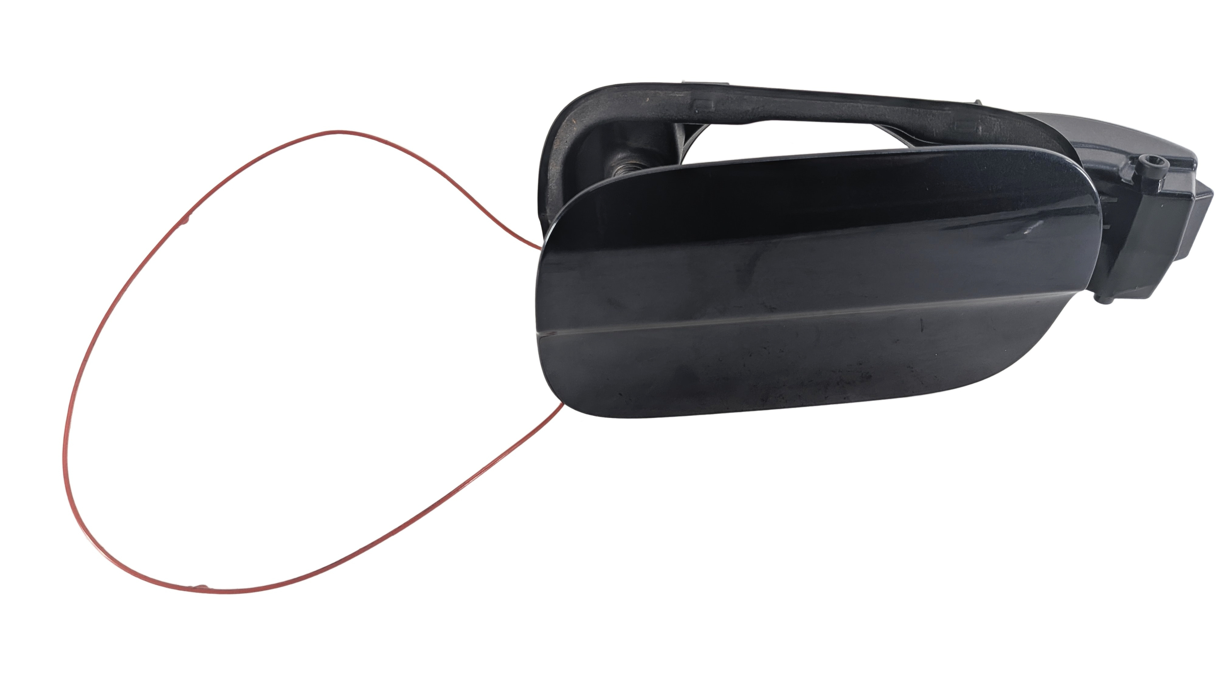 2010-2015 AUDI Q7 (4L) FUEL TANK DOOR LID COVER TRIM w/ HOUSING (Blue) — exact item pictured
