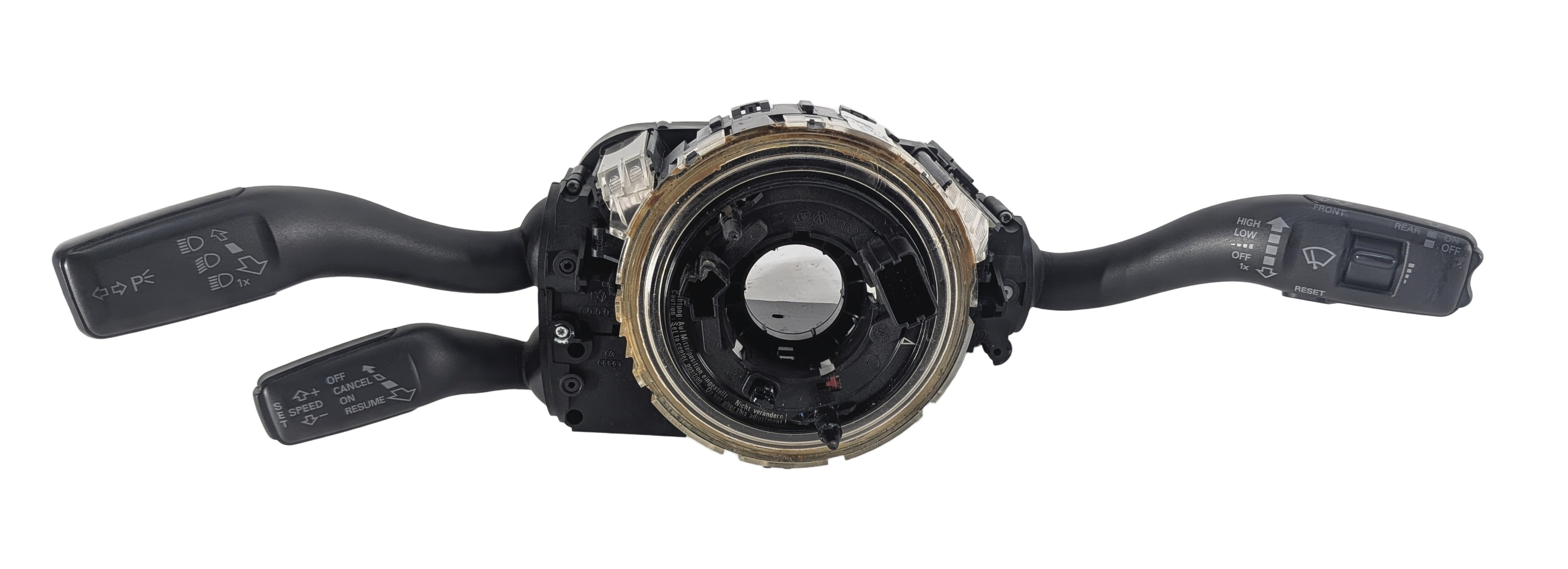 2009-2015 AUDI Q7 (4L) STEERING COLUMN BLINKER WIPER CRUISE COMBINATION SWITCH — exact item pictured