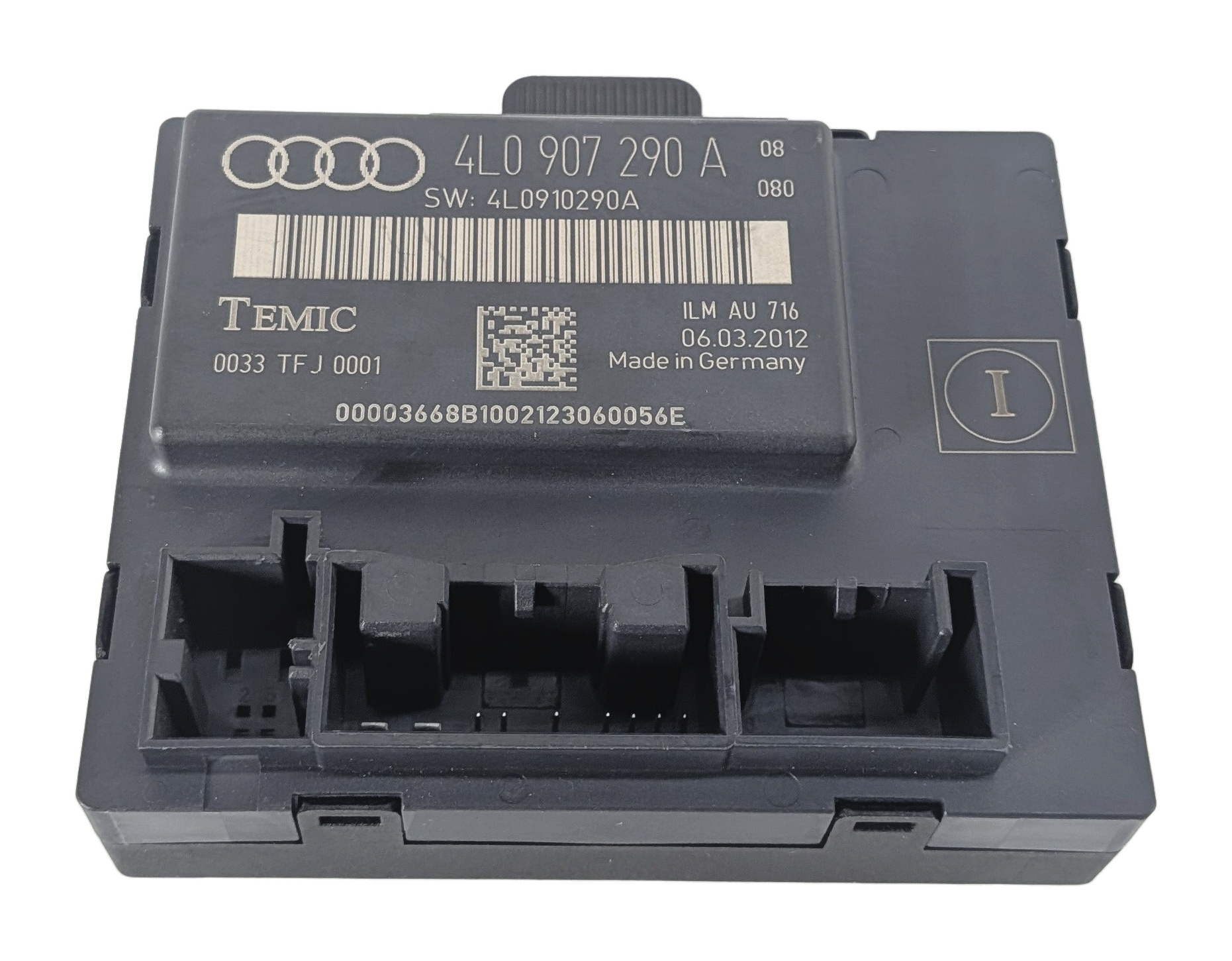 2012 AUDI Q7 (4L) COMFORT CONVENIENCE CONTROL MODULE COMPUTER — exact item pictured