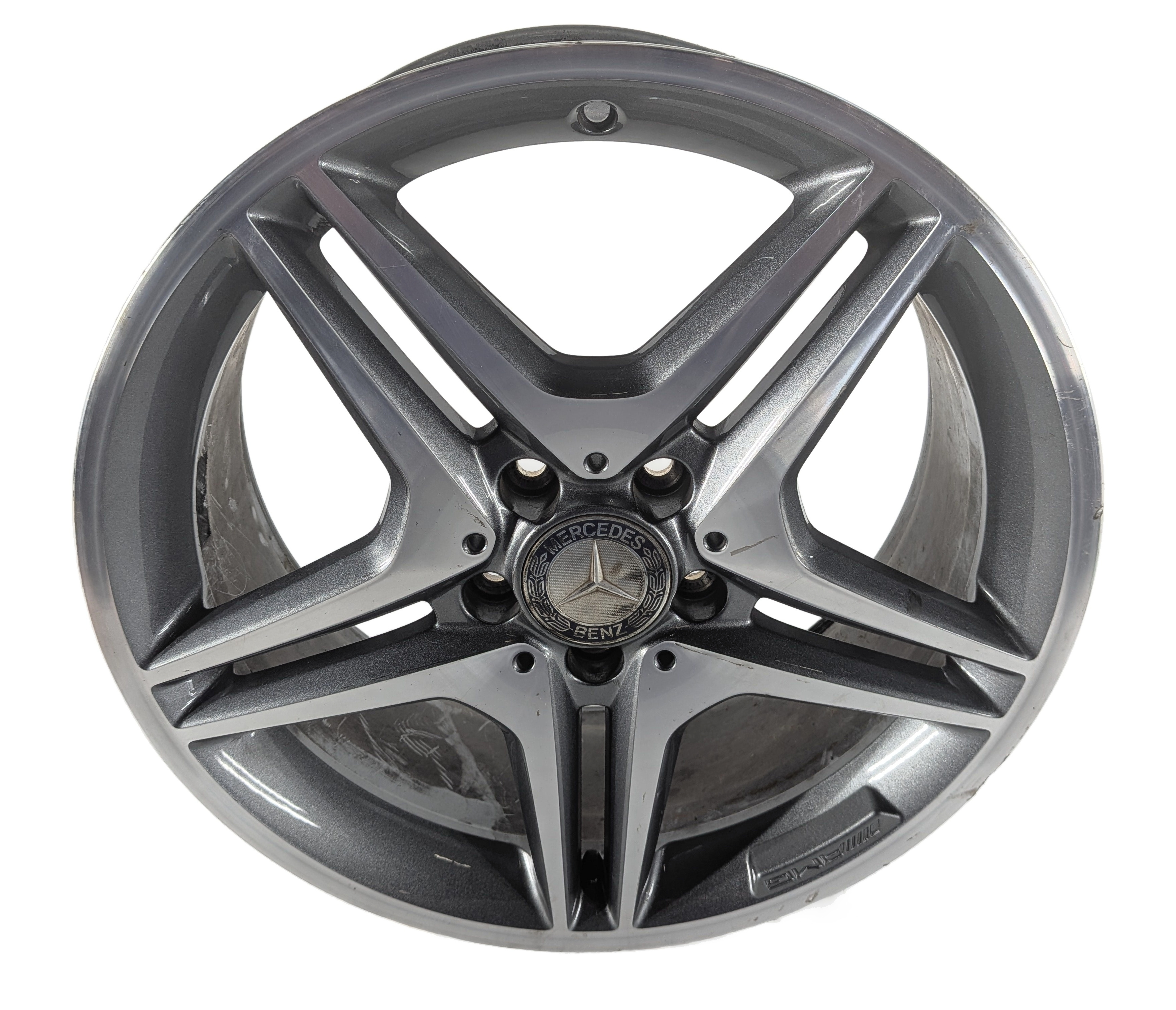 14-18 MERCEDES CLA250 B250 (C117 W246) 18X7.5 AMG 10 SPOKE ALLOY WHEEL RIM ET52 — exact item pictured