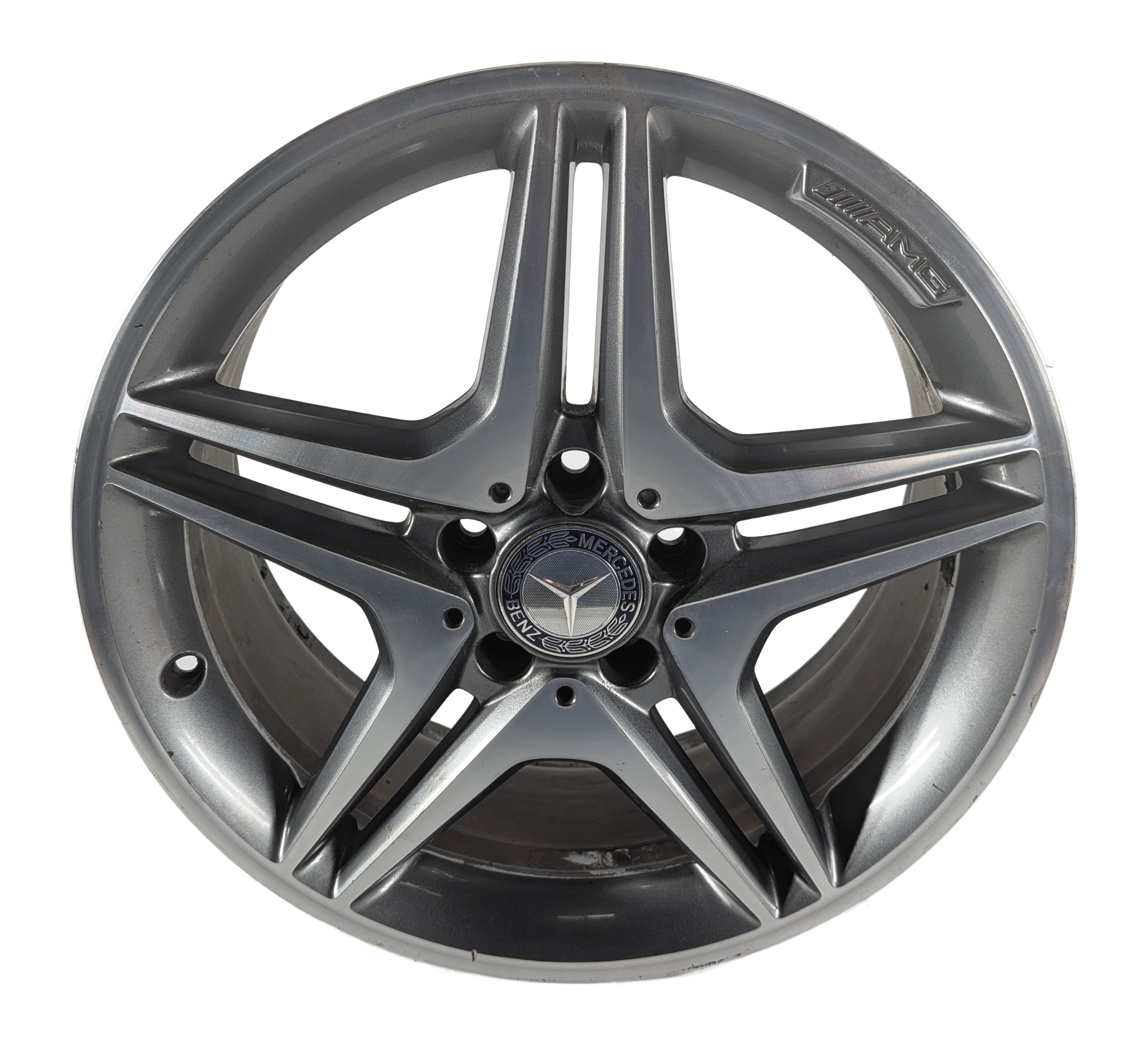 14-18 MERCEDES CLA250 B250 (C117 W246) 18X7.5 AMG 10 SPOKE ALLOY WHEEL RIM ET52 — exact item pictured
