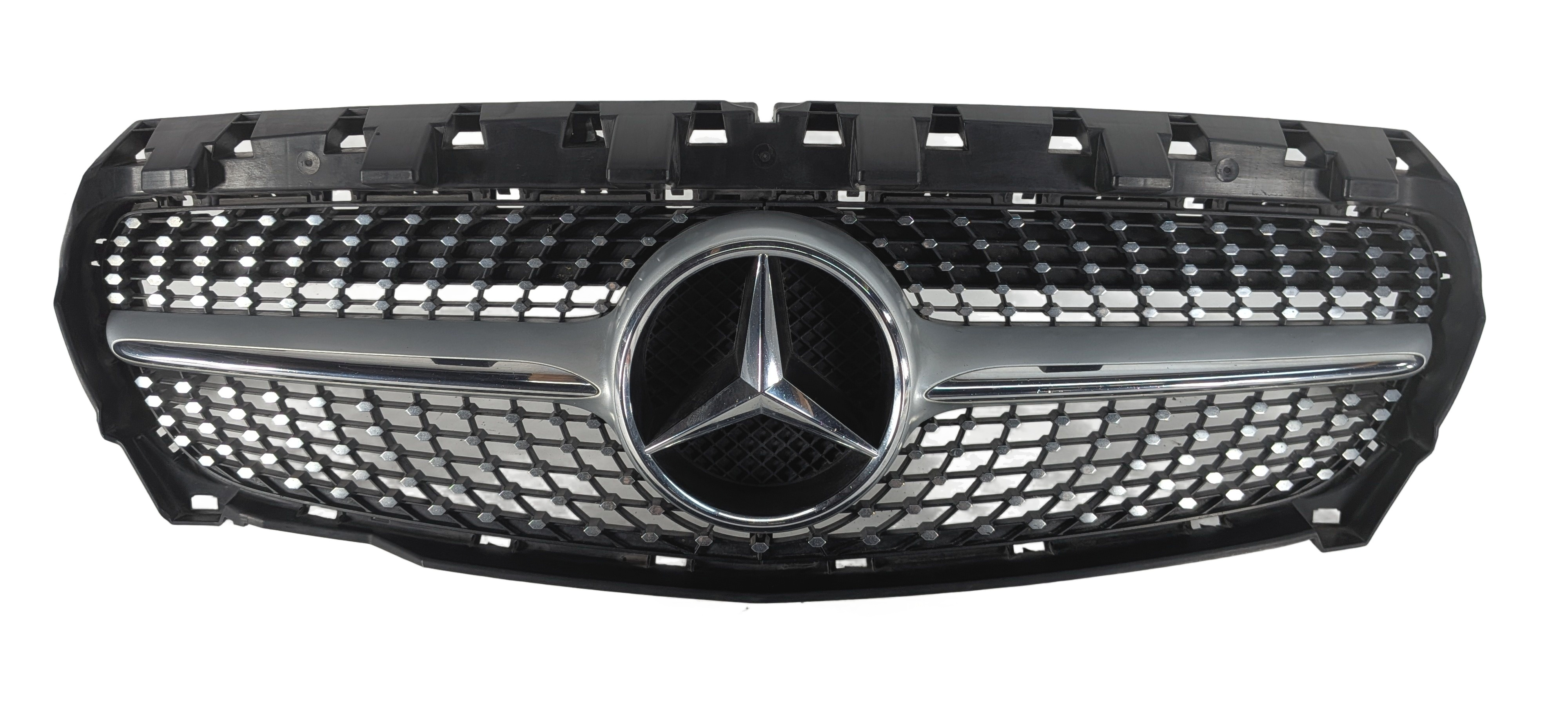 2014-2016 MERCEDES CLA250 C117 FRONT PRIMARY MAIN UPPER LOGO GRILLE w/ SPORT PKG — exact item pictured