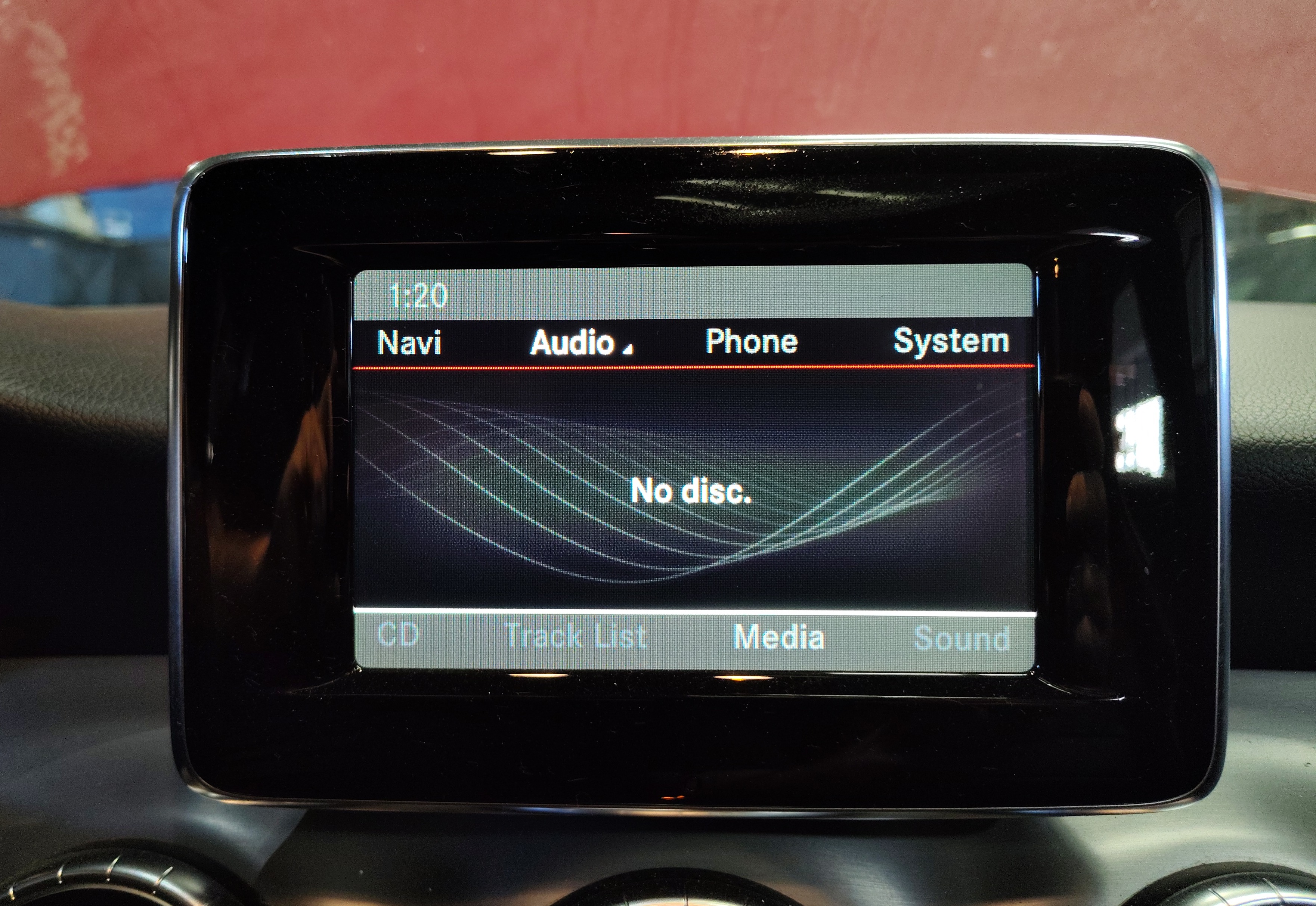 14-15 MERCEDES CLA CLASS (C117) GPS NAVIGATION MEDIA INFORMATION DISPLAY SCREEN — exact item pictured