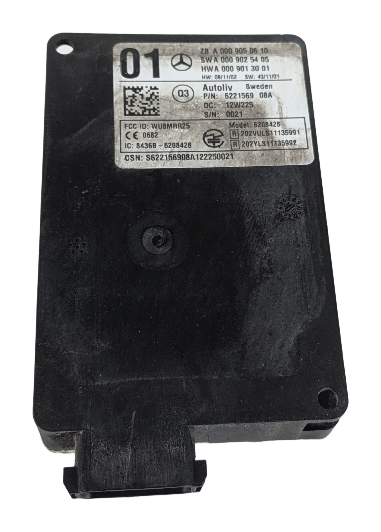 2013 MERCEDES CLS550 (W218) BLIND SPOT LANE CHANGE ASSIST RADAR SENSOR MODULE — exact item pictured